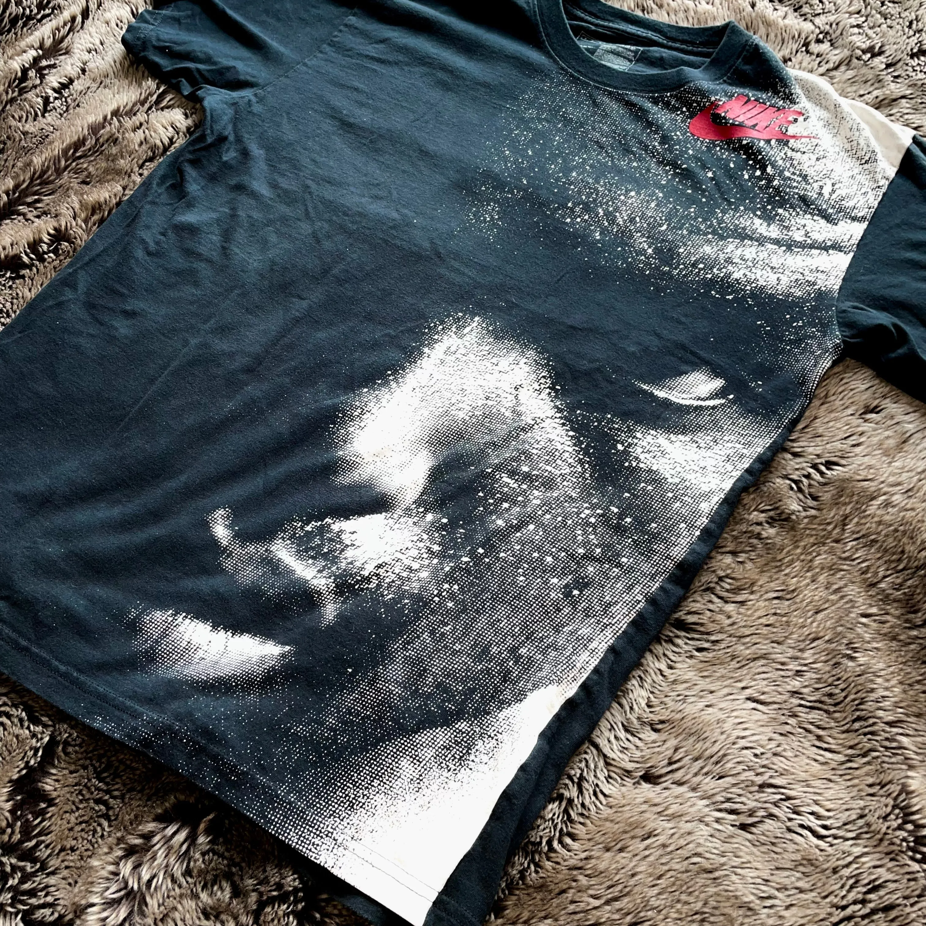1990s Nike x Charles Barkley I Am Not A Role Model Tee (Black & Red)