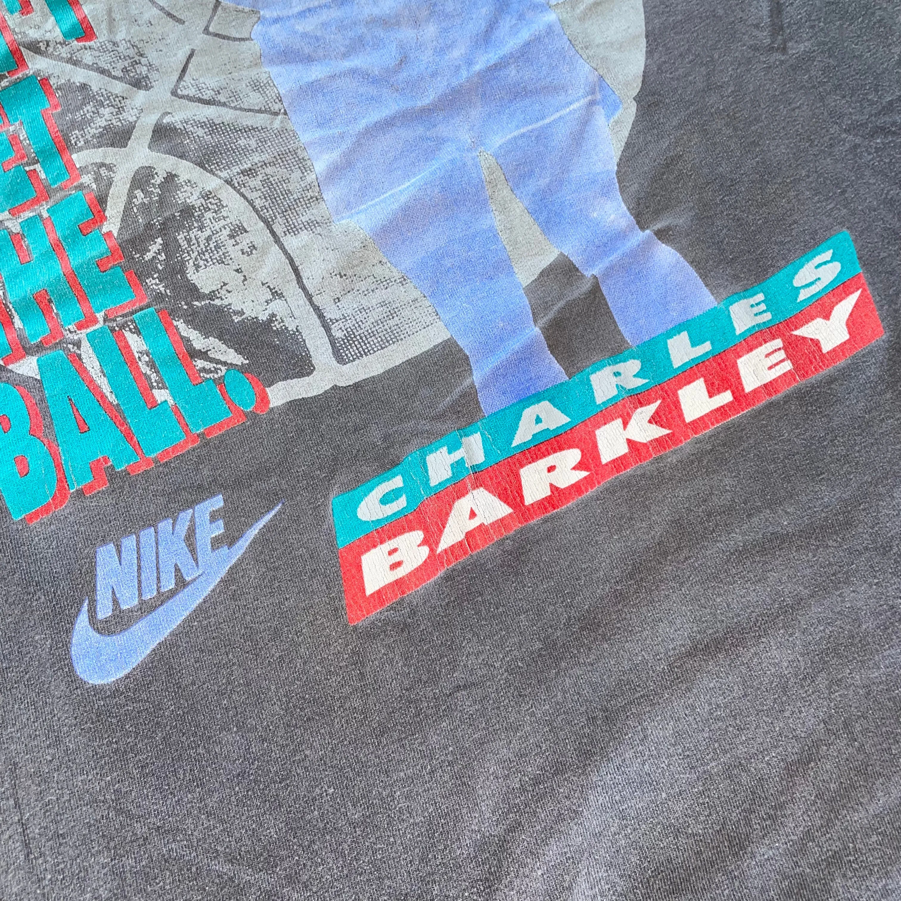 1990s Nike x Charles Barkley The Meek Shall Inherit the Earth Tee (Black)
