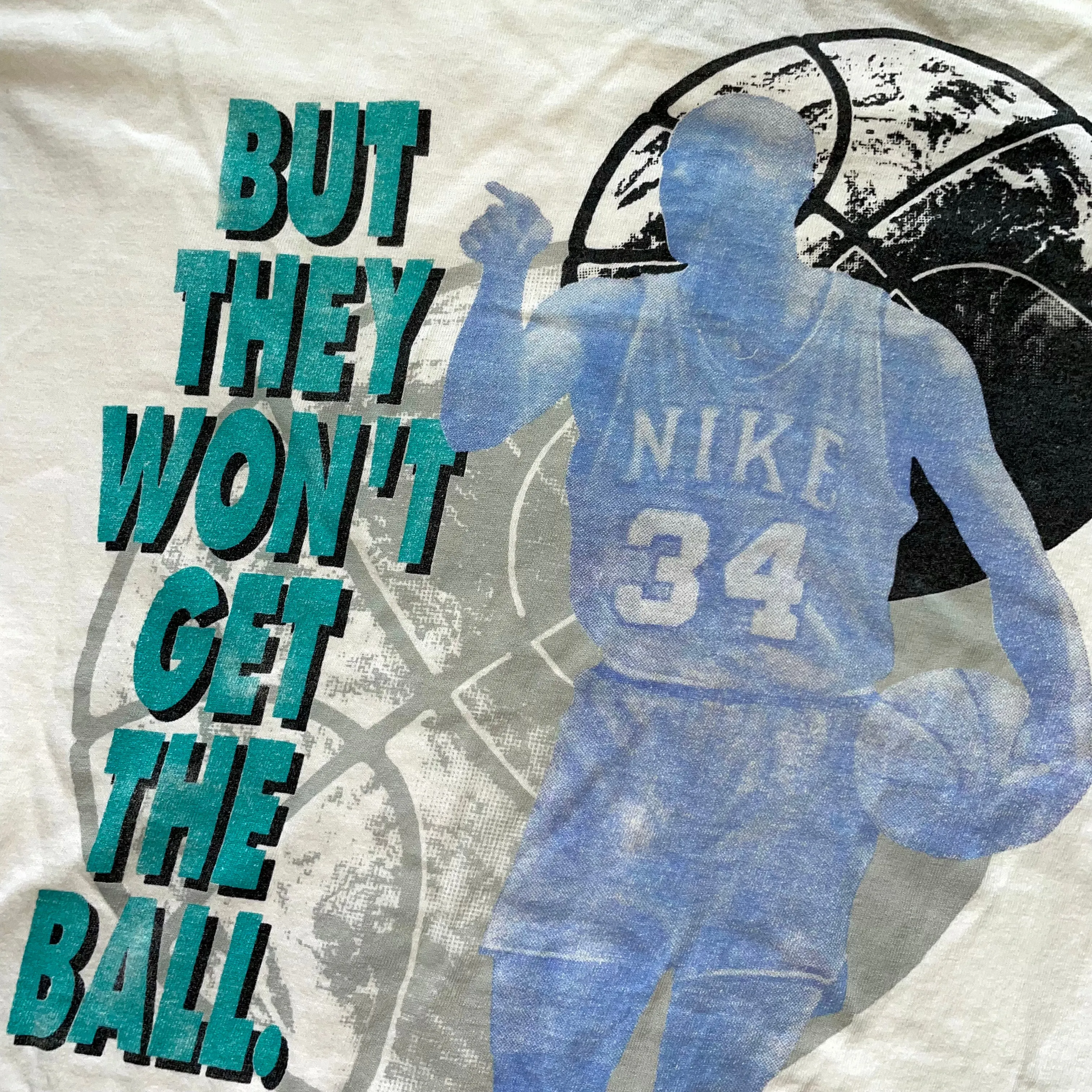 1990s Nike x Charles Barkley The Meek Shall Inherit the Earth Tee