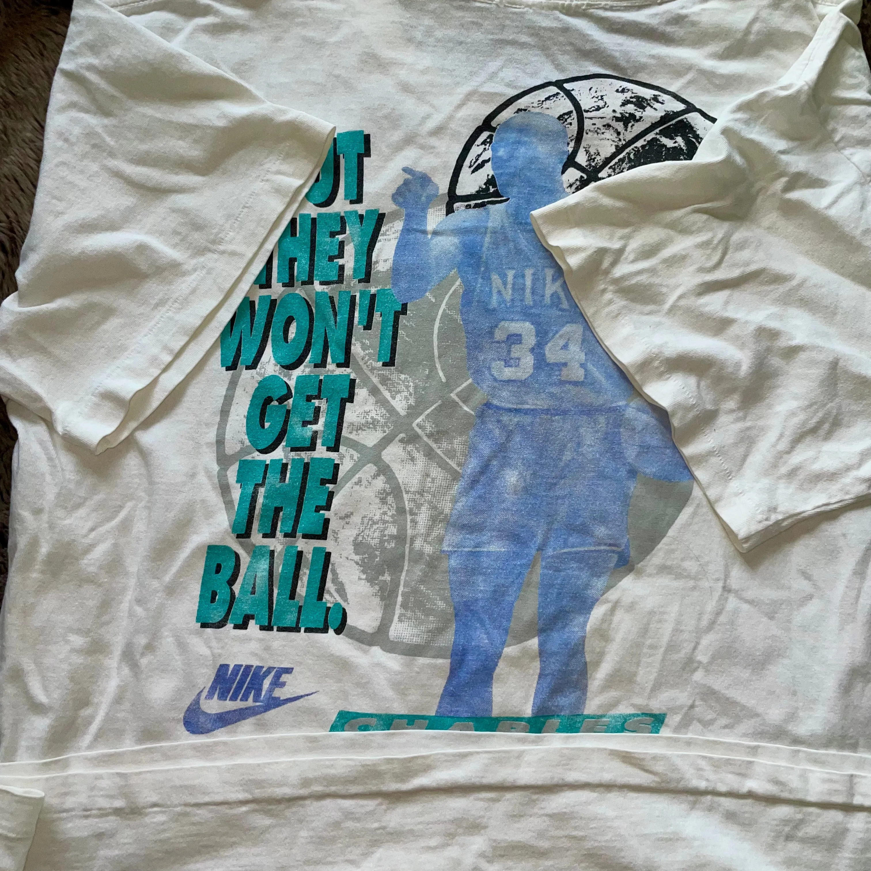 1990s Nike x Charles Barkley The Meek Shall Inherit the Earth Tee