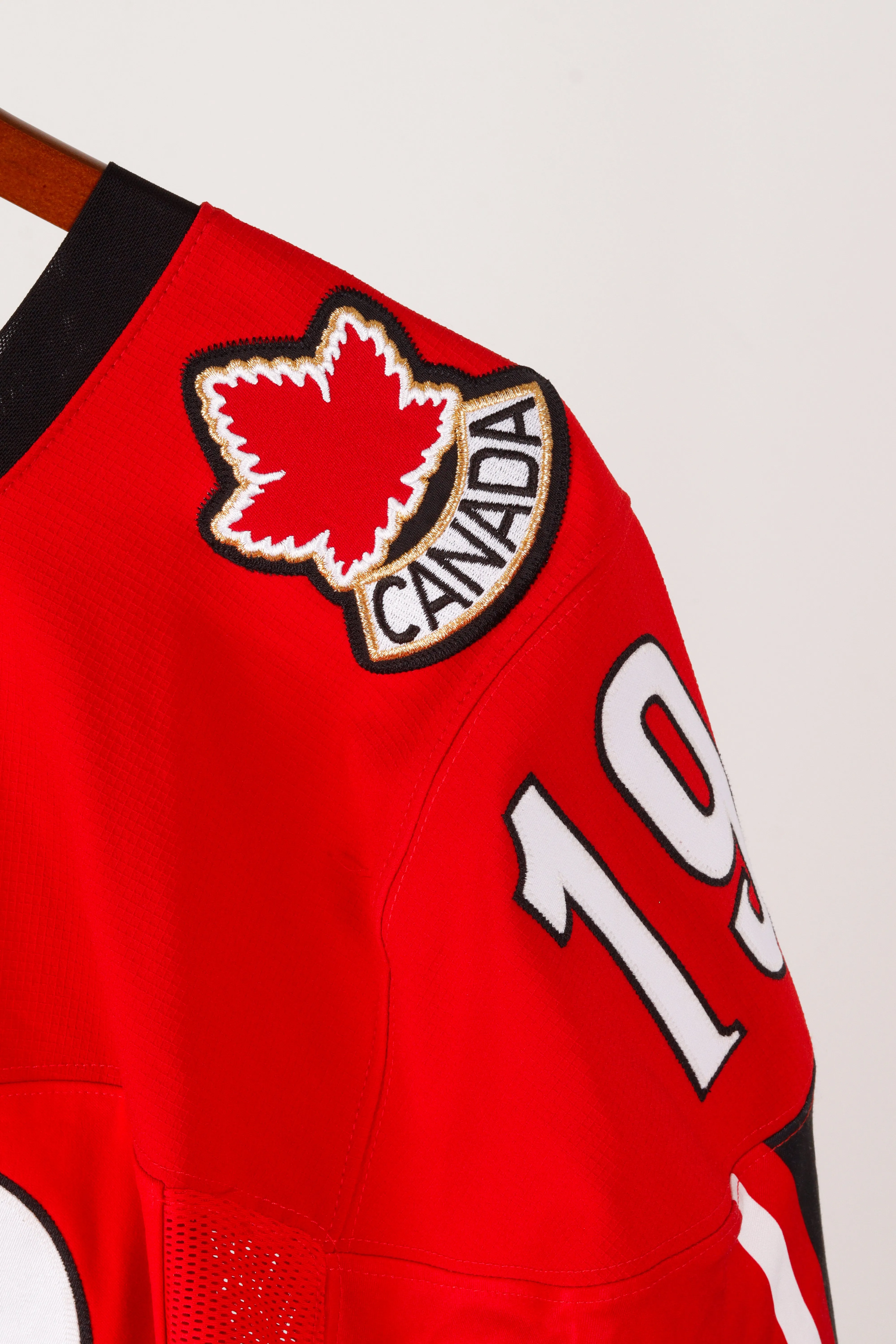 2010's Team Canada 'Alternate Patch Player Issued' Away Hockey Jersey Red