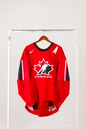 2010's Team Canada 'Alternate Patch Player Issued' Away Hockey Jersey Red