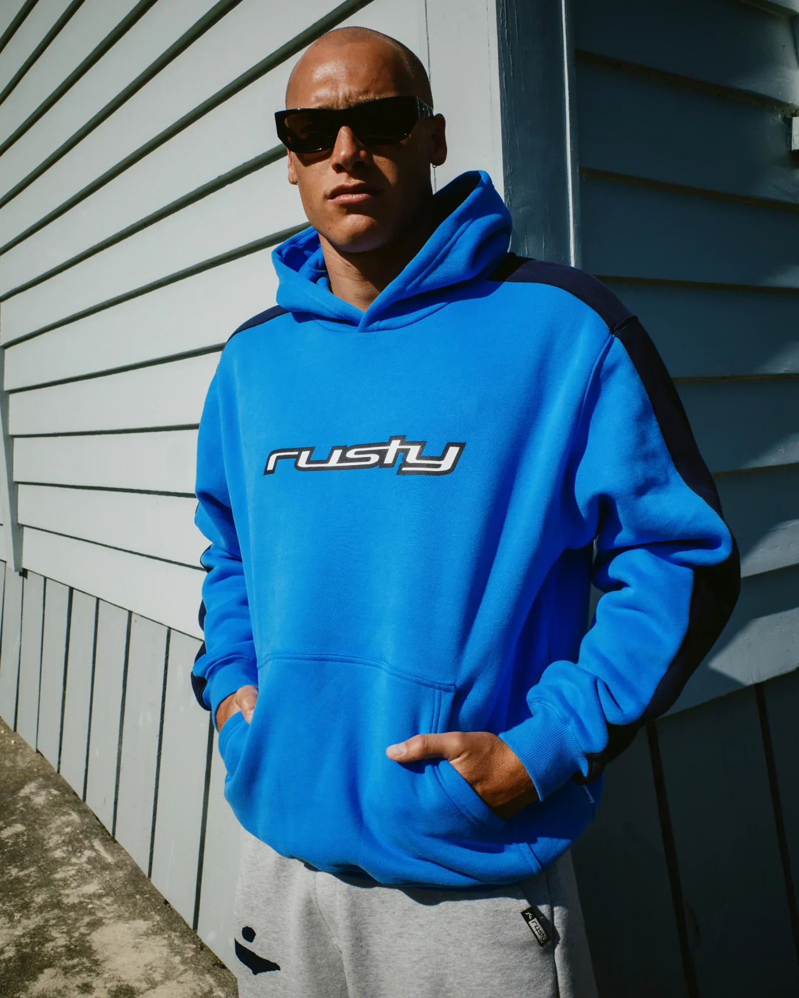 2K Sing Hooded Fleece Tranquil Blue