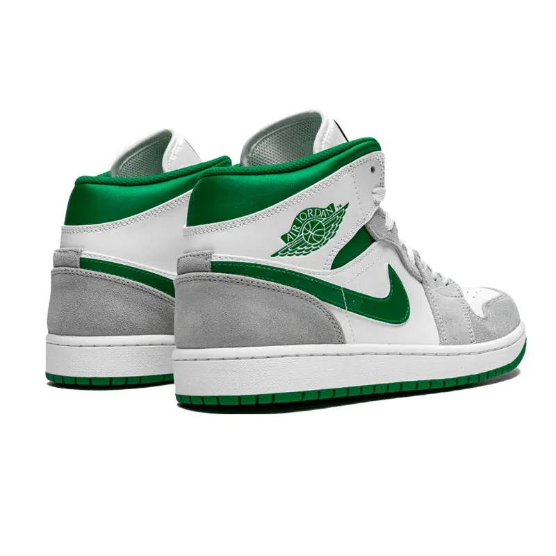 Air Jordan 1 Mid Grey Green