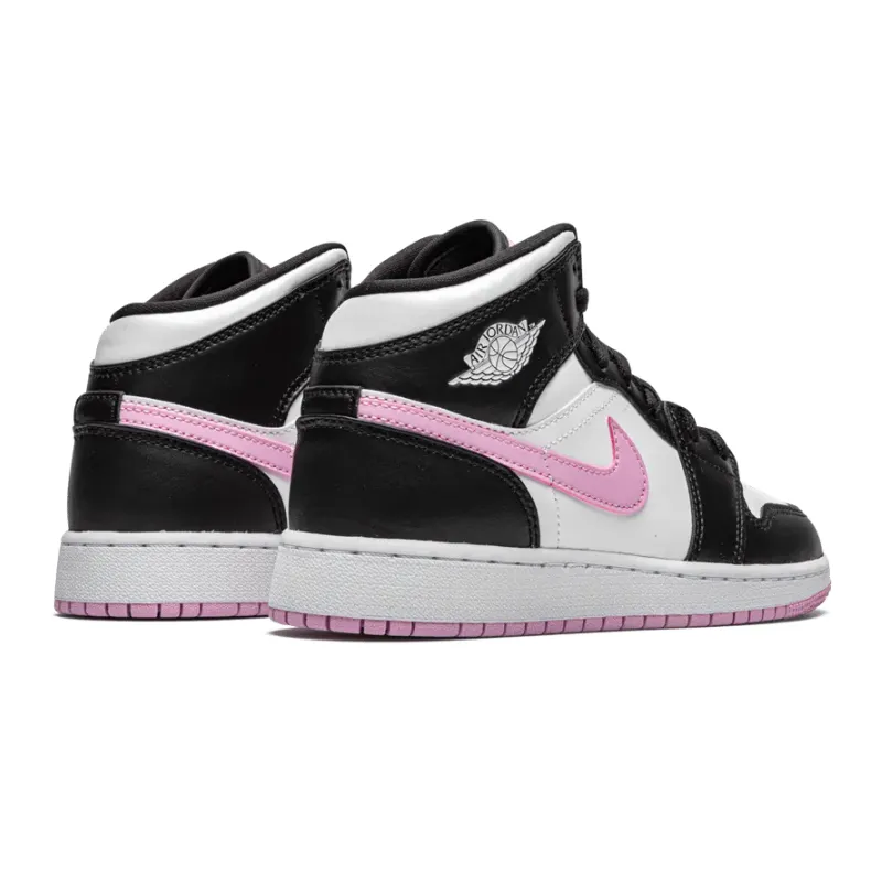 Air Jordan 1 Mid GS White Light Arctic Pink