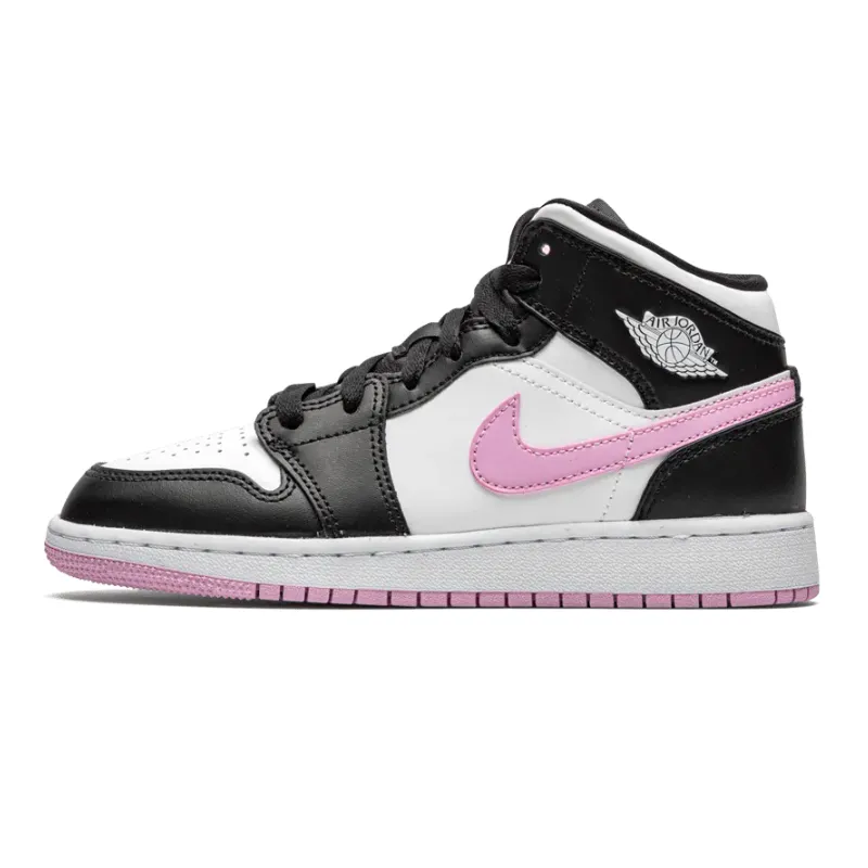 Air Jordan 1 Mid GS White Light Arctic Pink