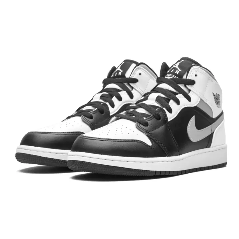 Air Jordan 1 Mid GS White Shadow