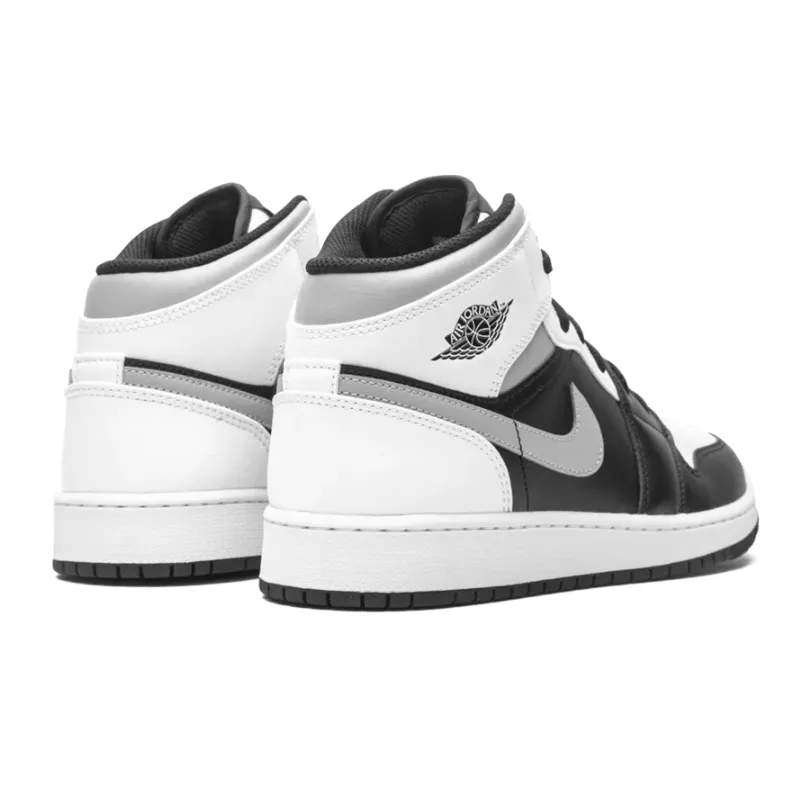 Air Jordan 1 Mid GS White Shadow