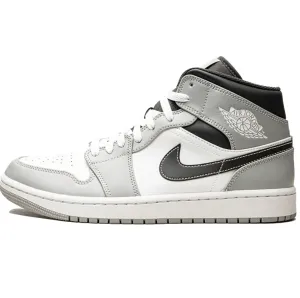 Air Jordan 1 Mid Light Smoke Grey