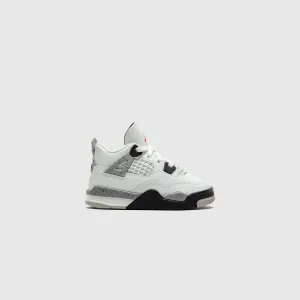 AIR JORDAN 4 RETRO WHITE CEMENT (TD)