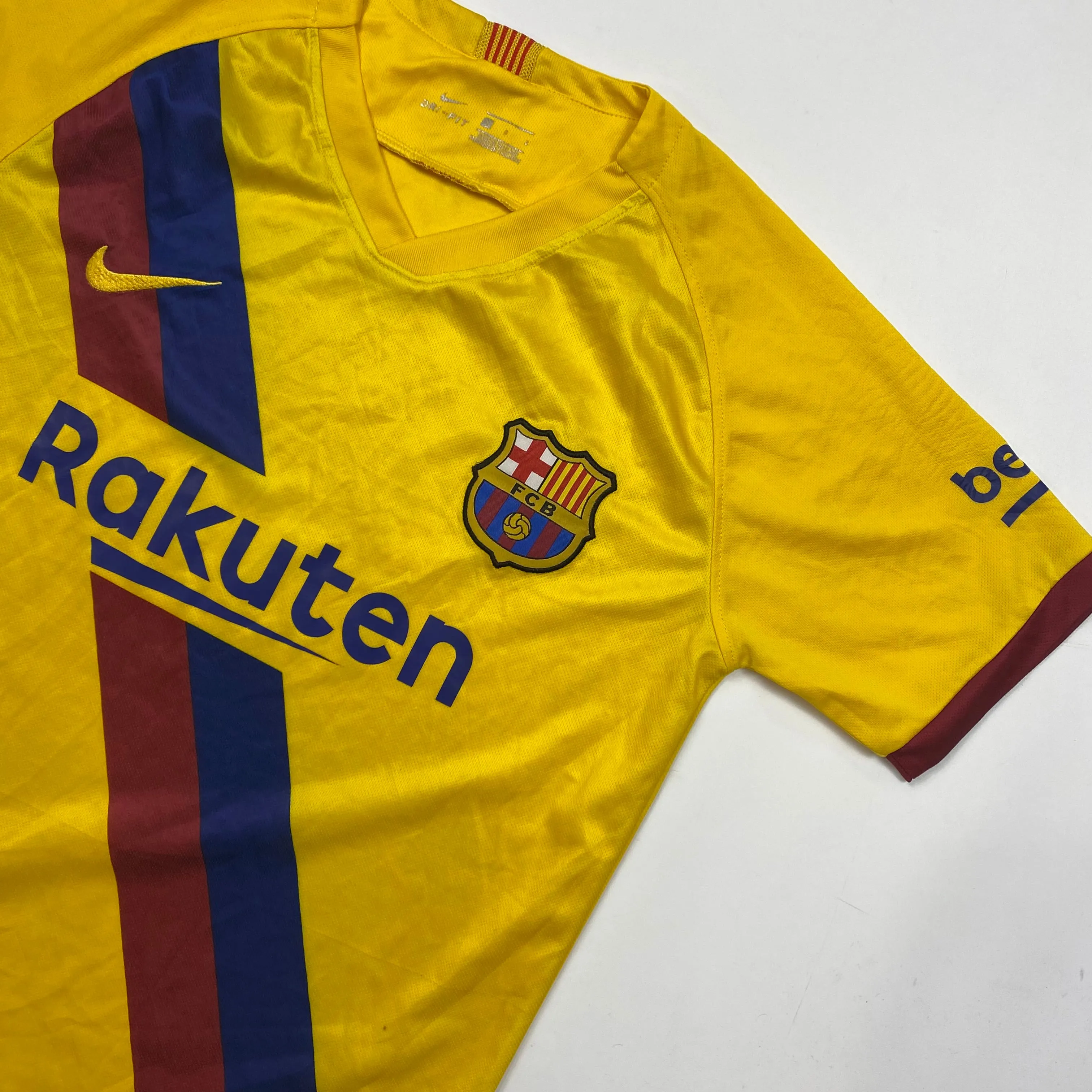 Barcelona Yellow Nike Jersey 2019-20 (S)