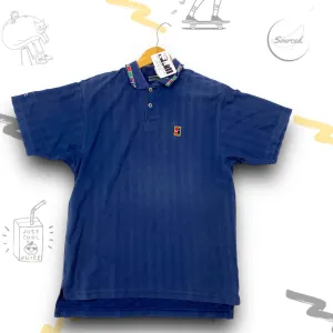 Blue Vintage Nike Polo T Shirt (S)