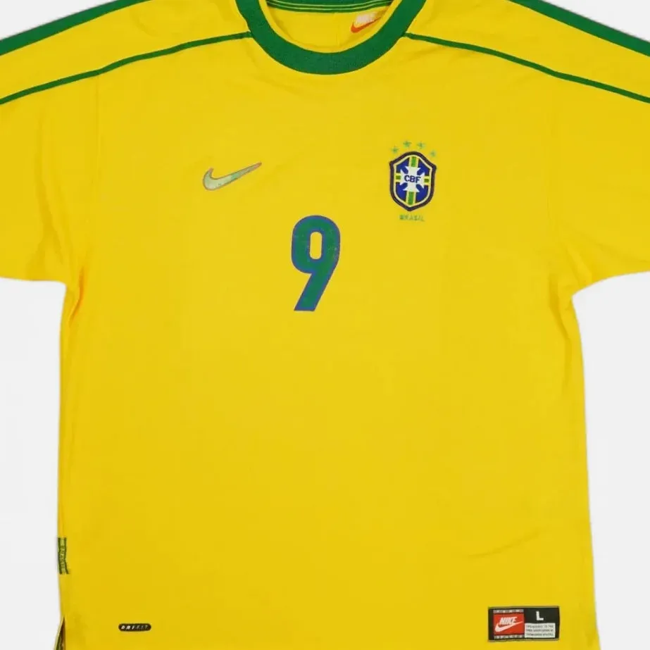 Brazil Ronaldo Nike 1998-2000 Home Jersey (XL)
