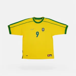 Brazil Ronaldo Nike 1998-2000 Home Jersey (XL)
