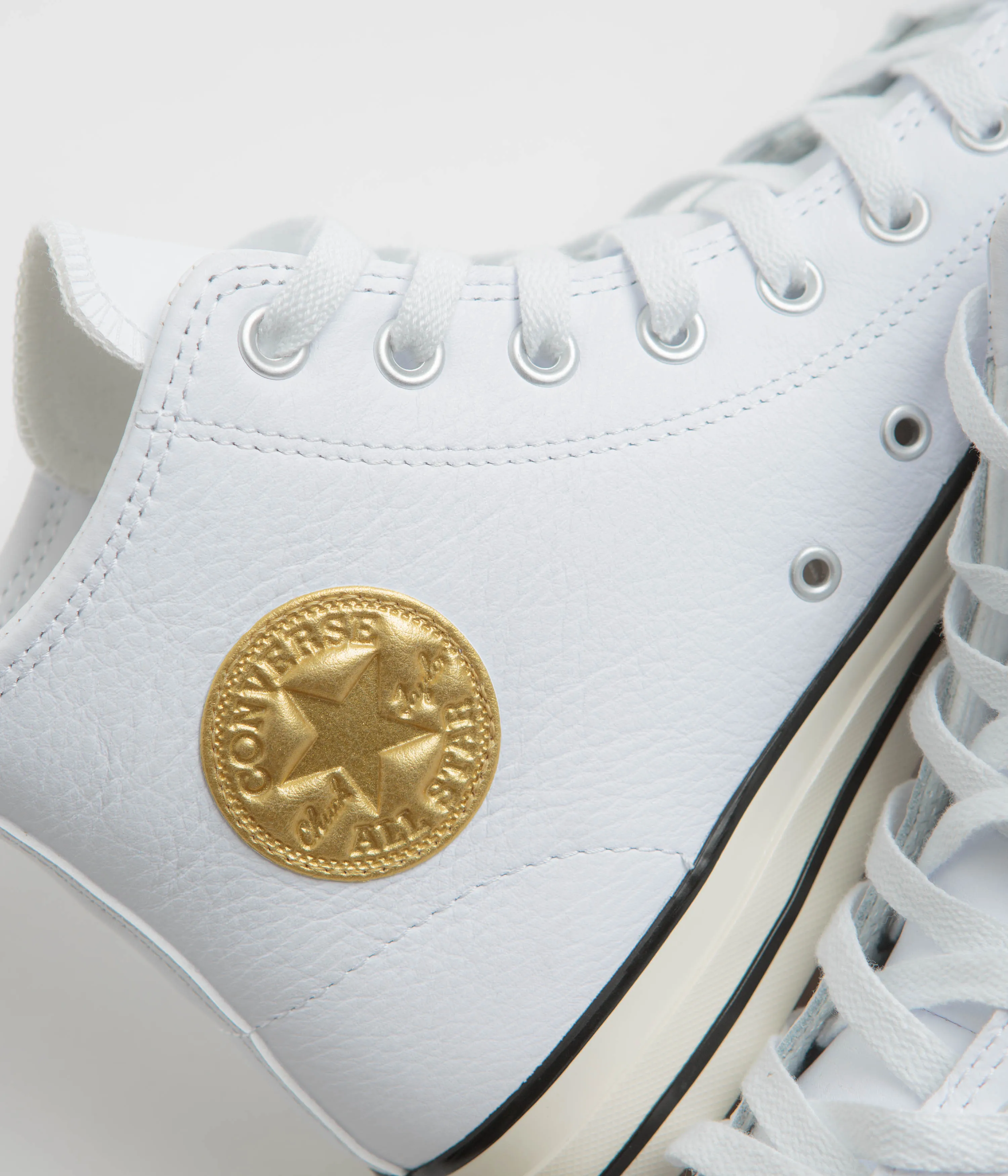 Converse CTAS Pro Hi Shoes - White / Gold / Egret