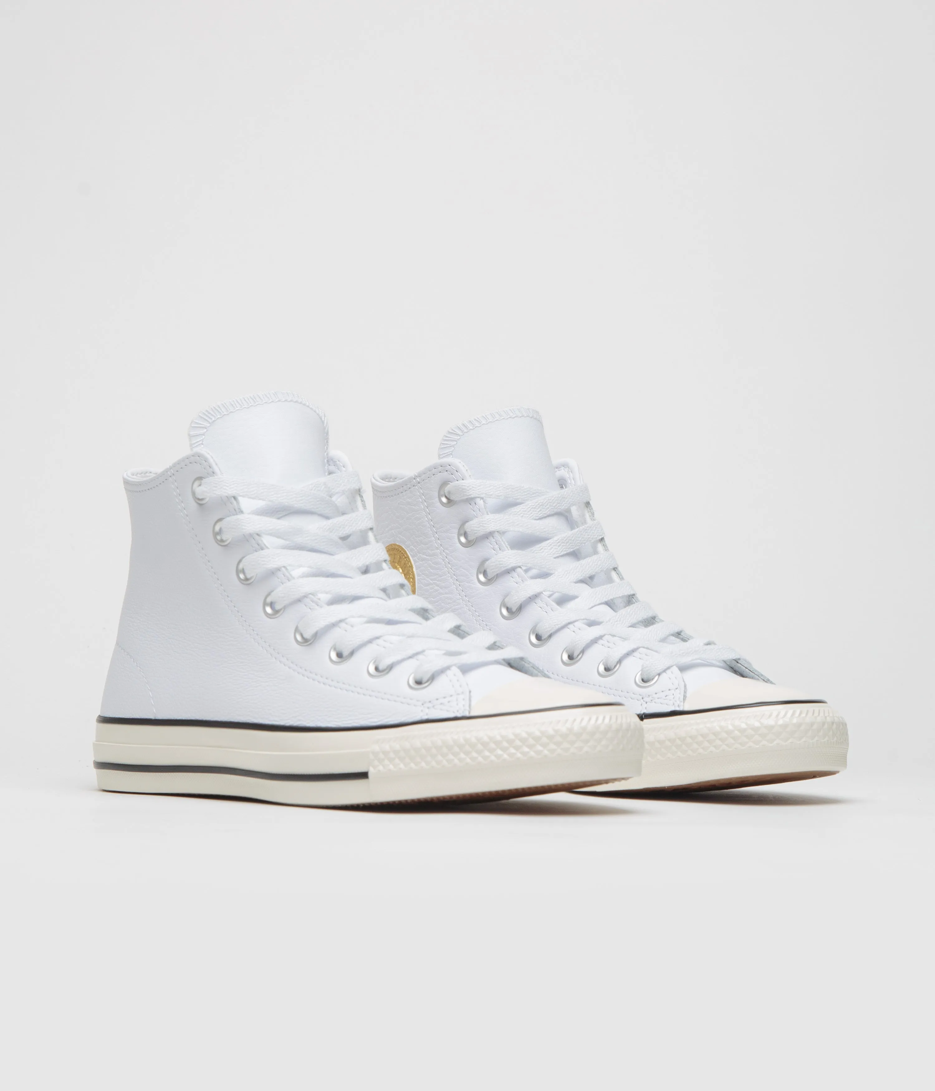 Converse CTAS Pro Hi Shoes - White / Gold / Egret
