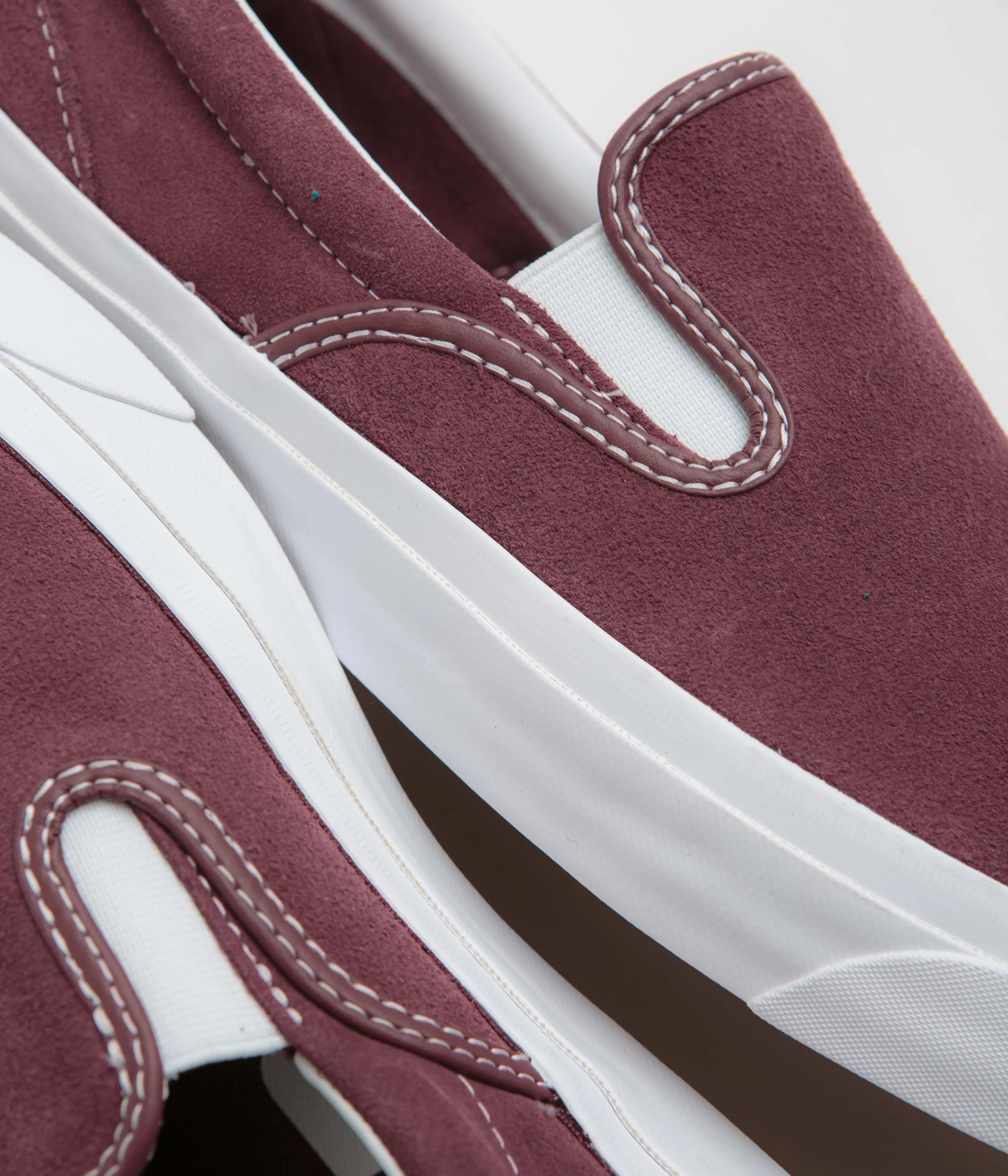 Converse One Star CC Slip Pro Shoes - Deep Bordeaux / White / White