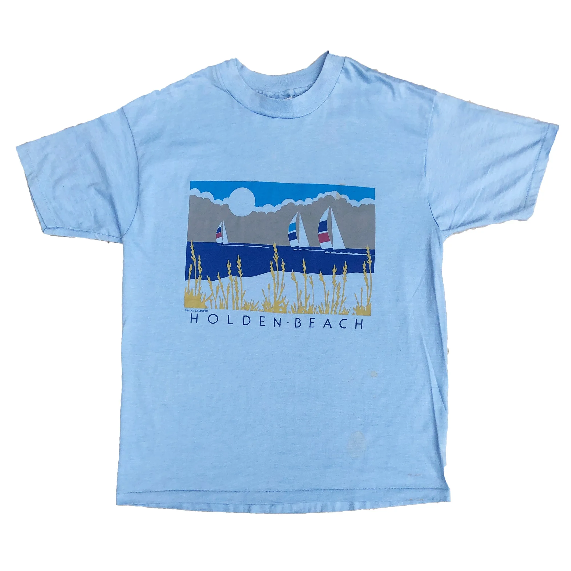 Holden Beach Blondes Shirts 1987 Tee