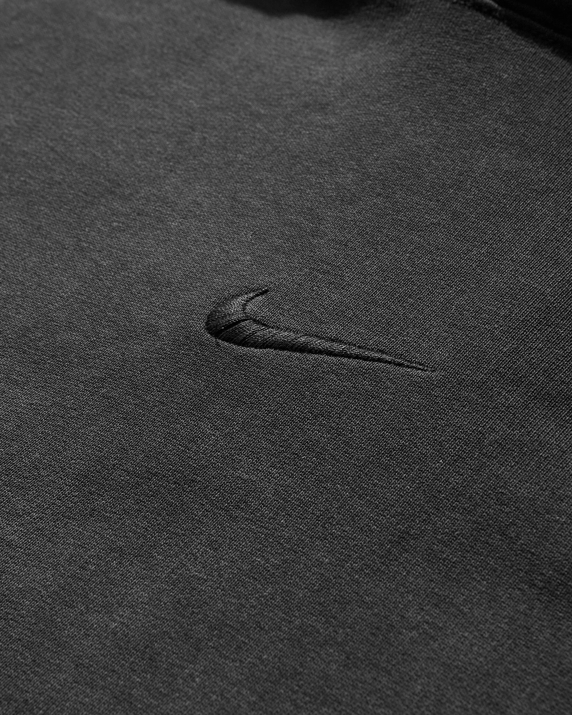 Men's Solo Swoosh French Terry Hoodie Black