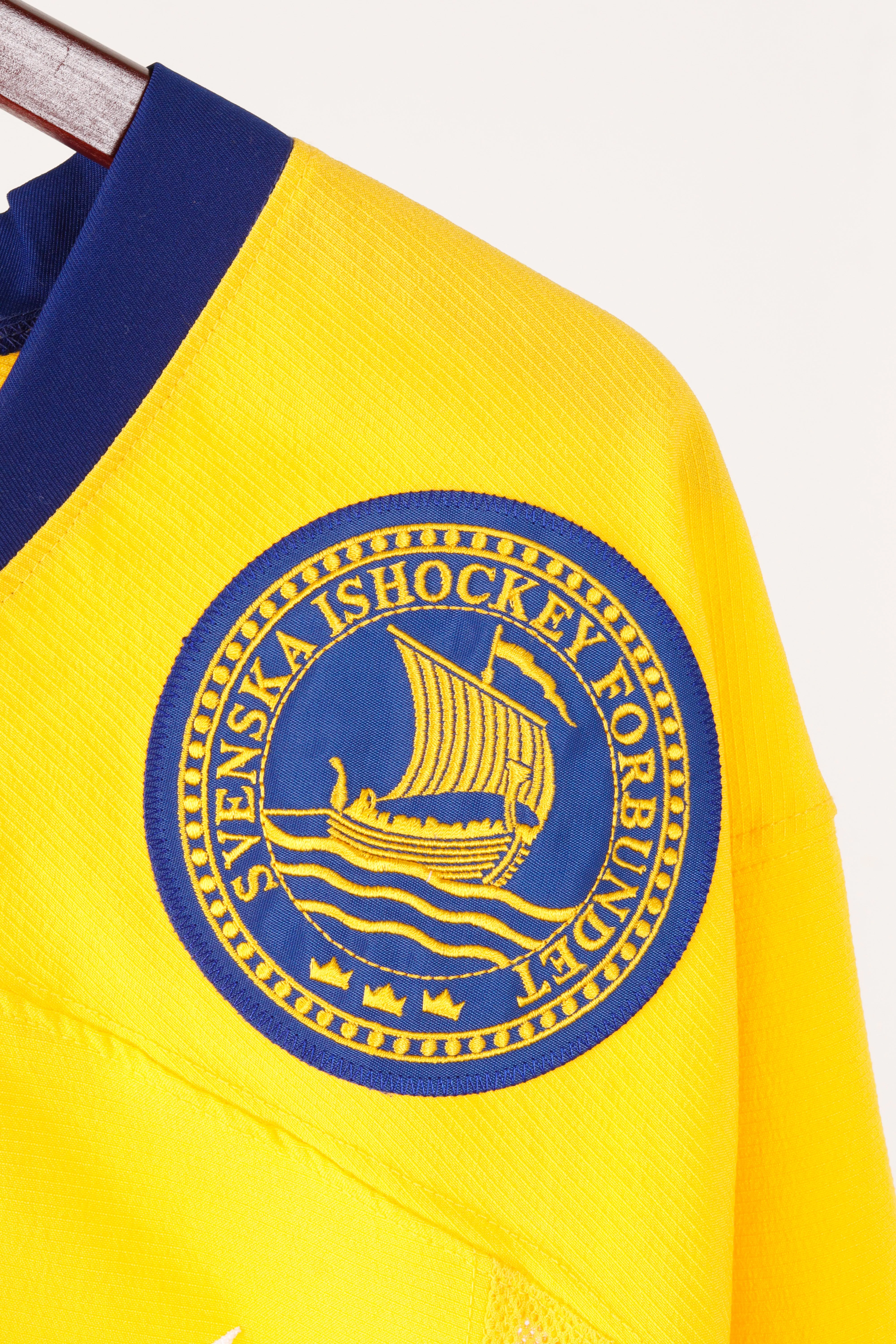 Nike 2008-2009 'Team Sweden' Home Hockey Jersey Yellow
