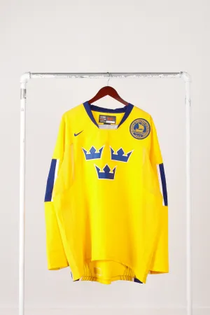Nike 2008-2009 'Team Sweden' Home Hockey Jersey Yellow