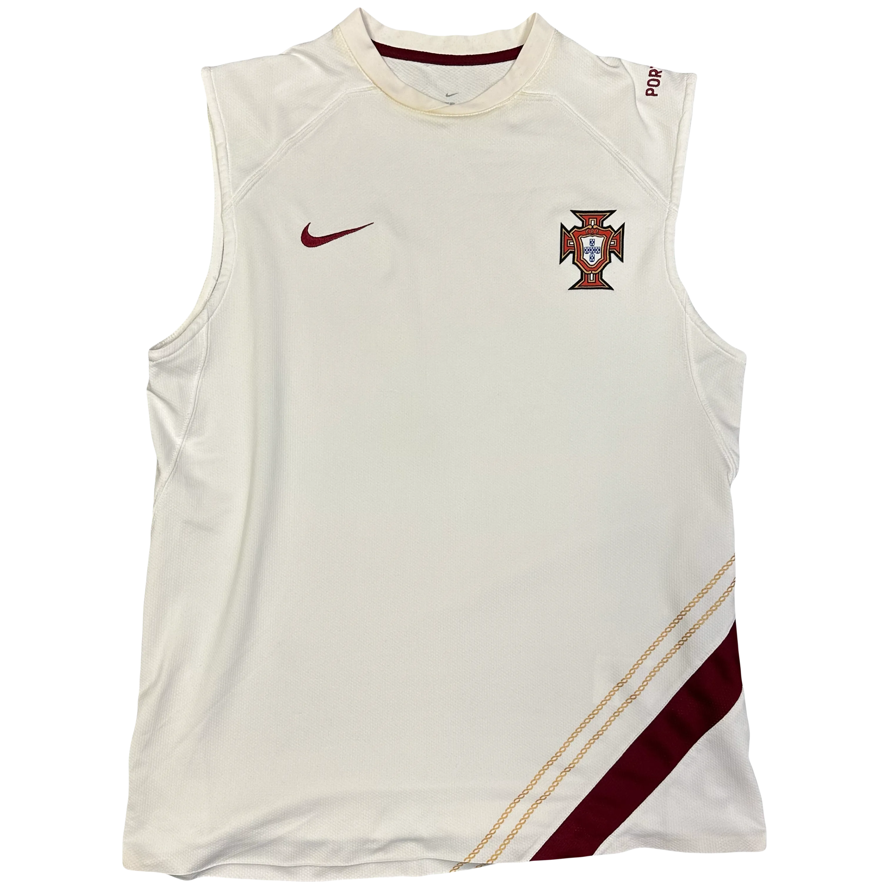 Nike 2008 Portugal Vest In White ( M )