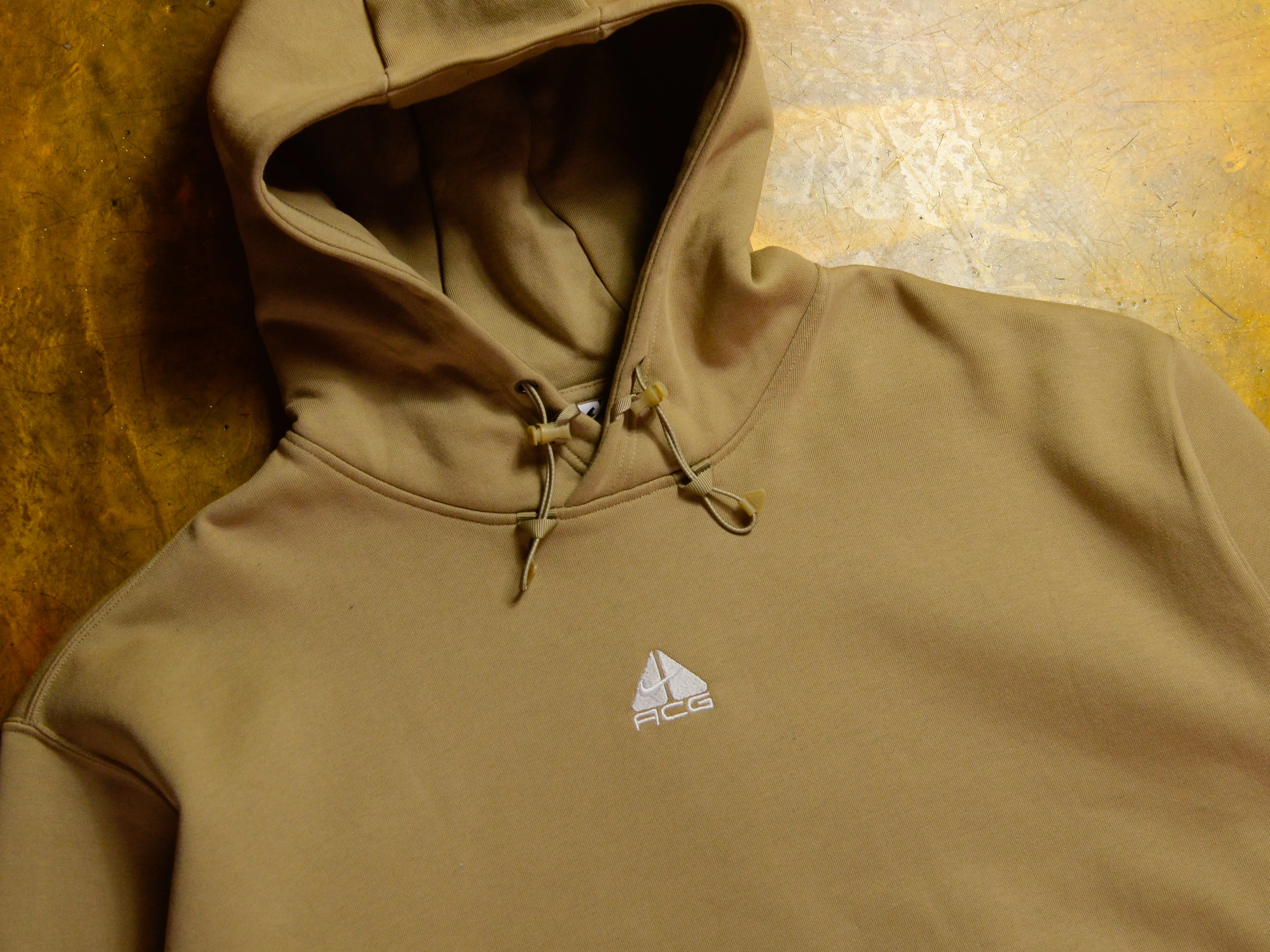 Nike ACG Therma-FIT Fleece Pullover Hoodie - Khaki / Khaki