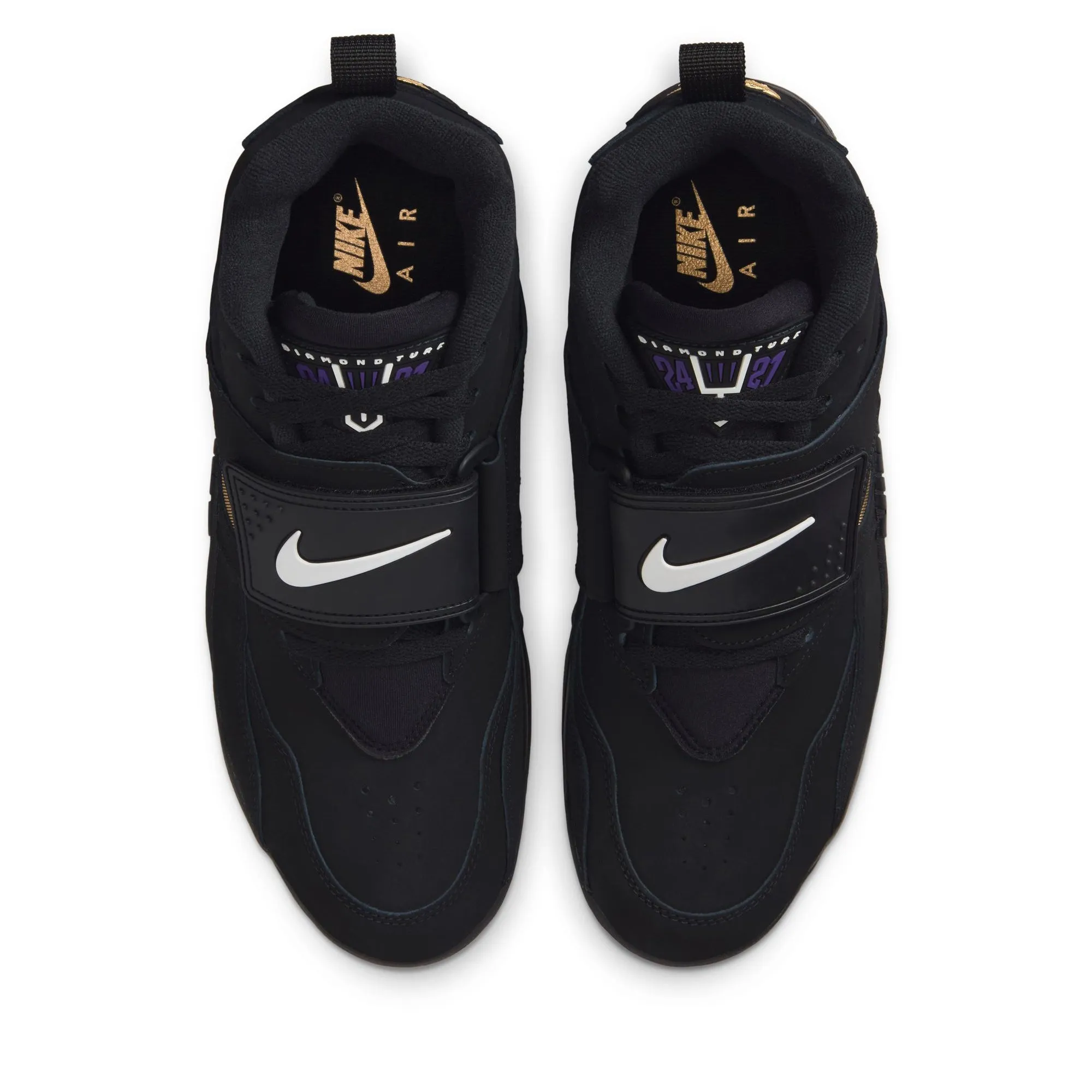 Nike Air Diamond Turf - Black/Purple