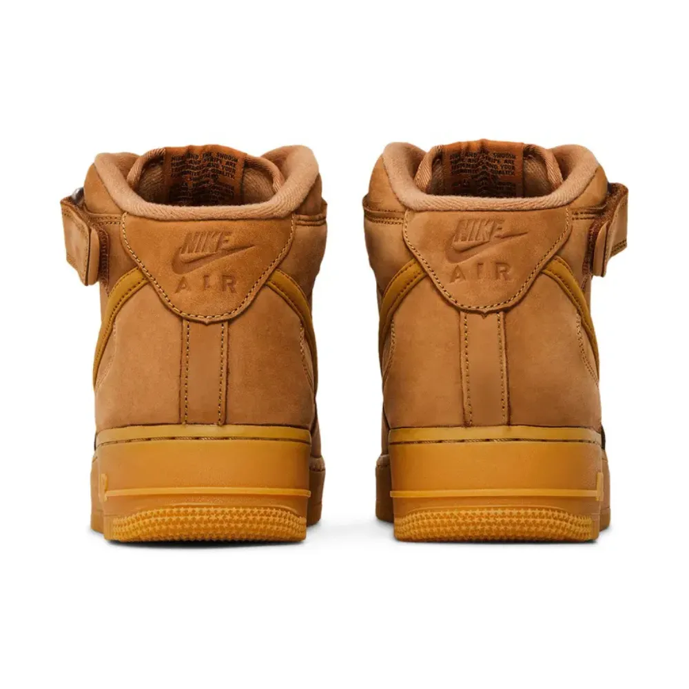 Nike Air Force 1 Mid '07 Flax Gum Light Brown Black Wheat