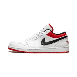 Nike Air Jordan 1 Low White University Red Black