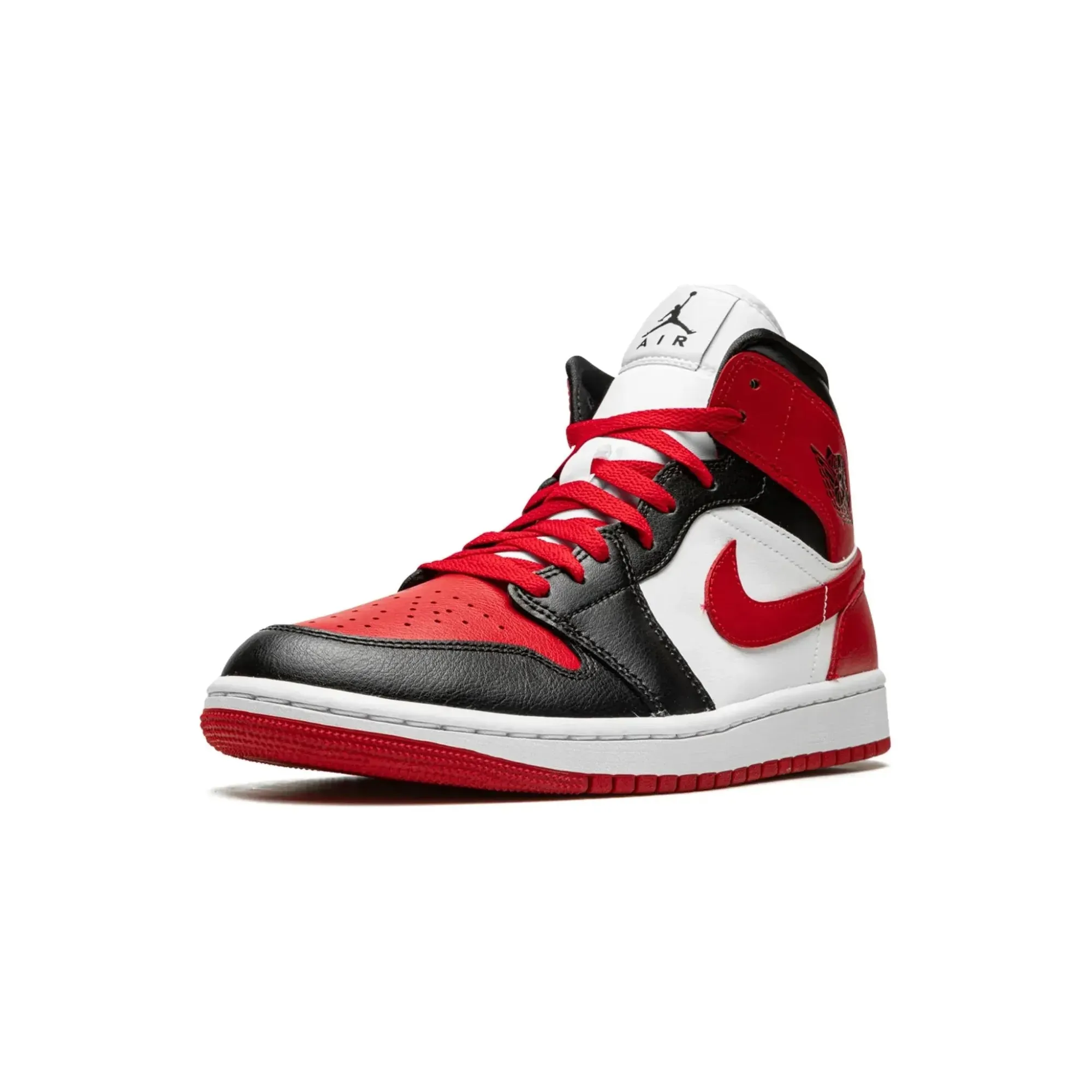 Nike Air Jordan 1 Mid Alternate Bred Toe