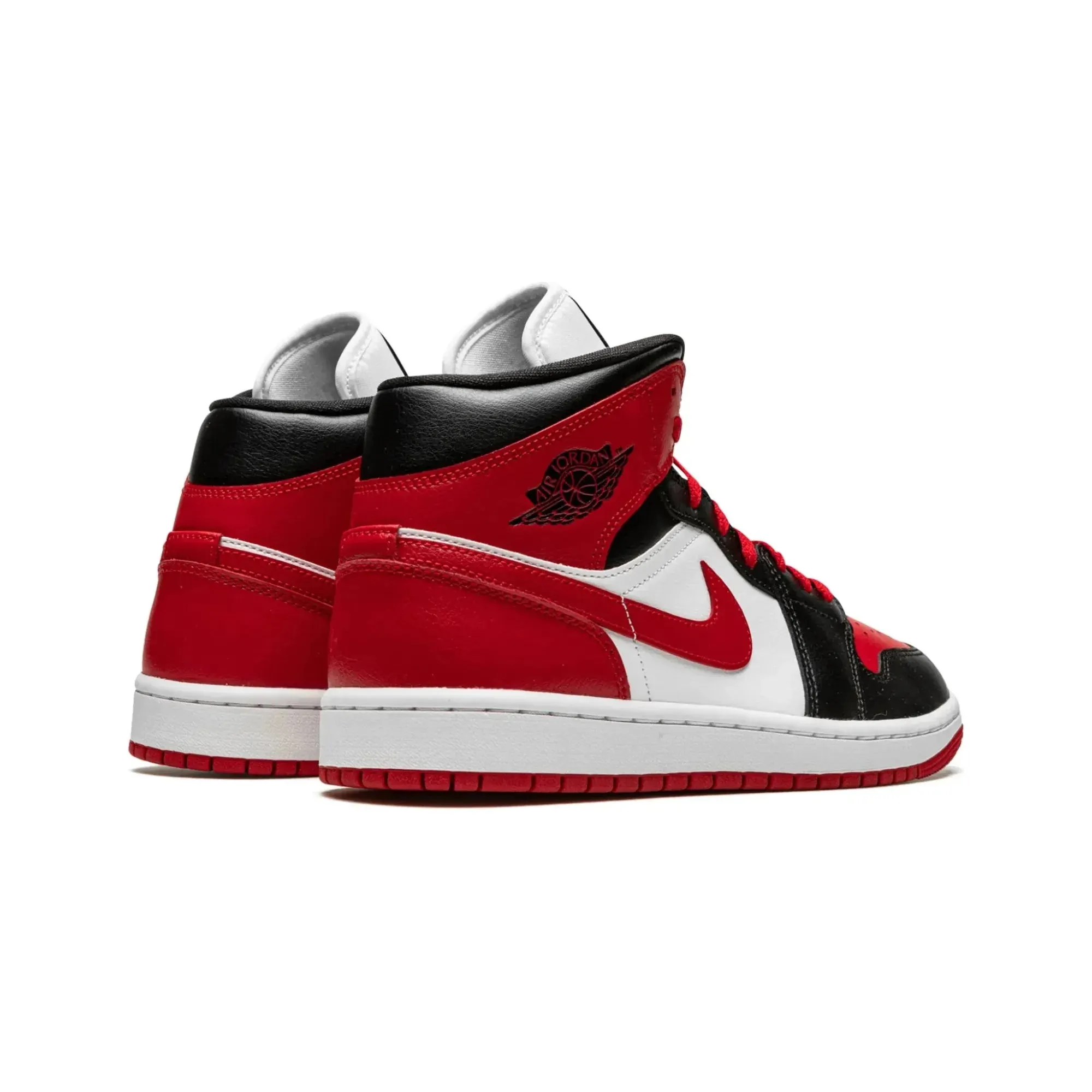 Nike Air Jordan 1 Mid Alternate Bred Toe