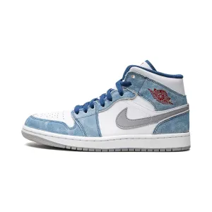 Nike Air Jordan 1 Mid French Blue Fire Red