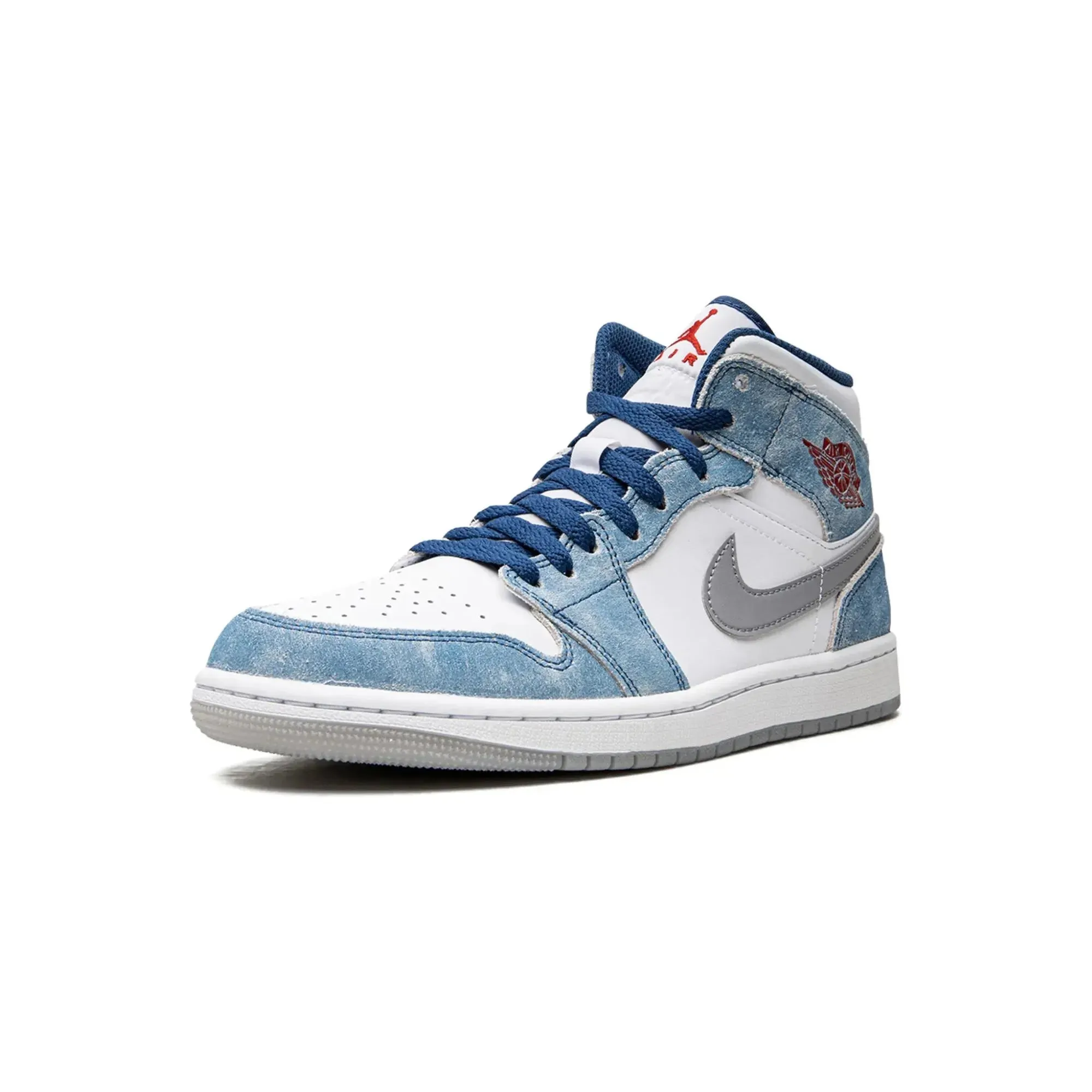 Nike Air Jordan 1 Mid French Blue Fire Red
