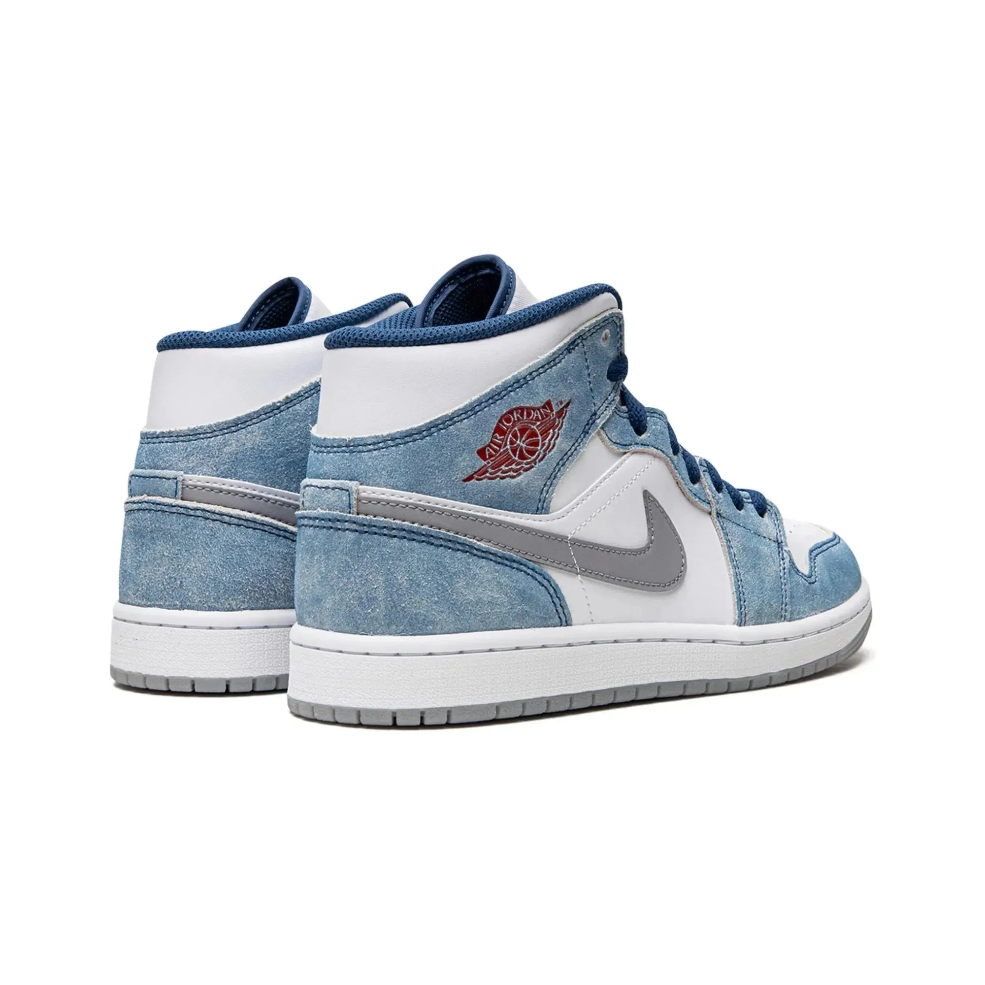 Nike Air Jordan 1 Mid French Blue Fire Red