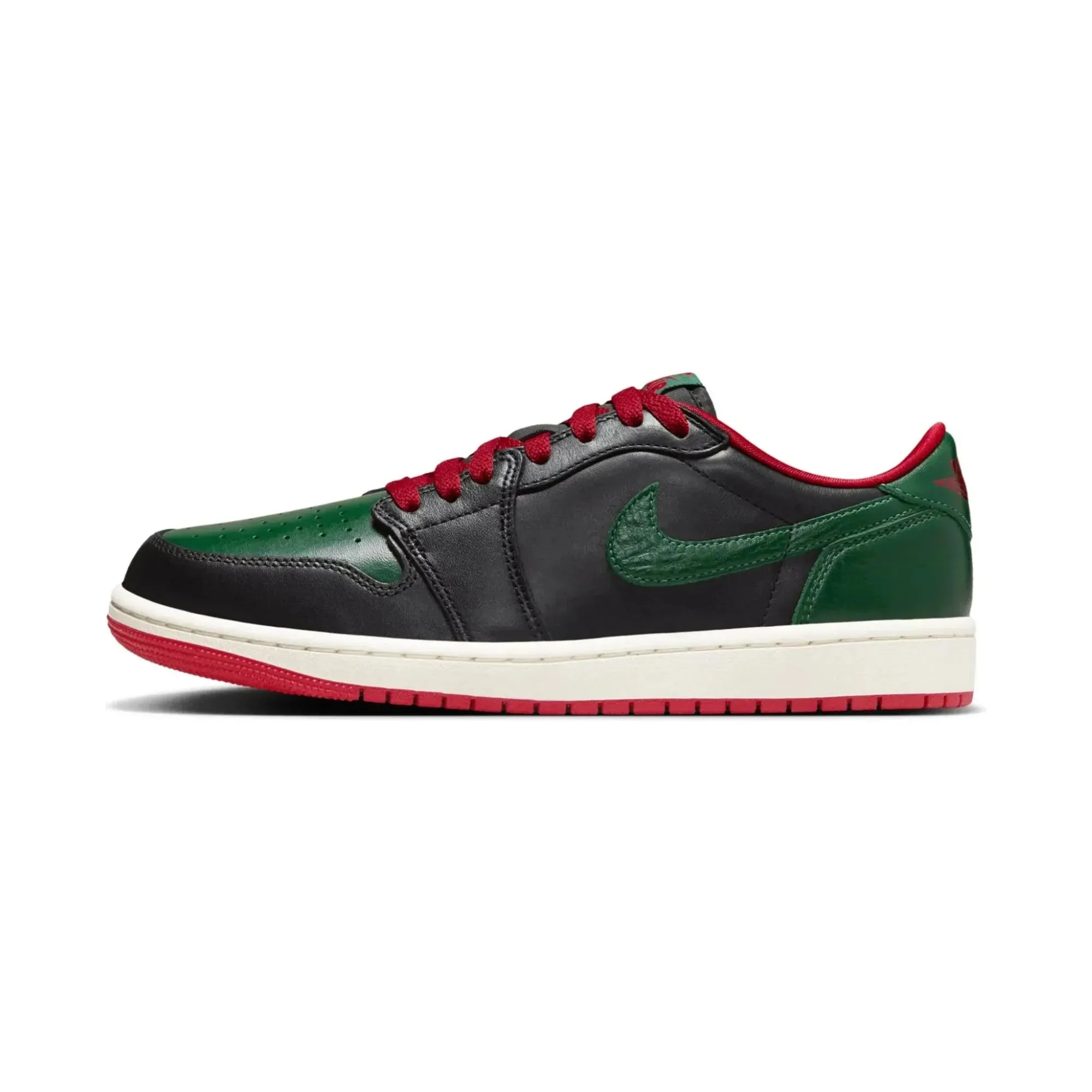Nike Air Jordan 1 Retro Low OG Gorge Green Varsity Red (W)