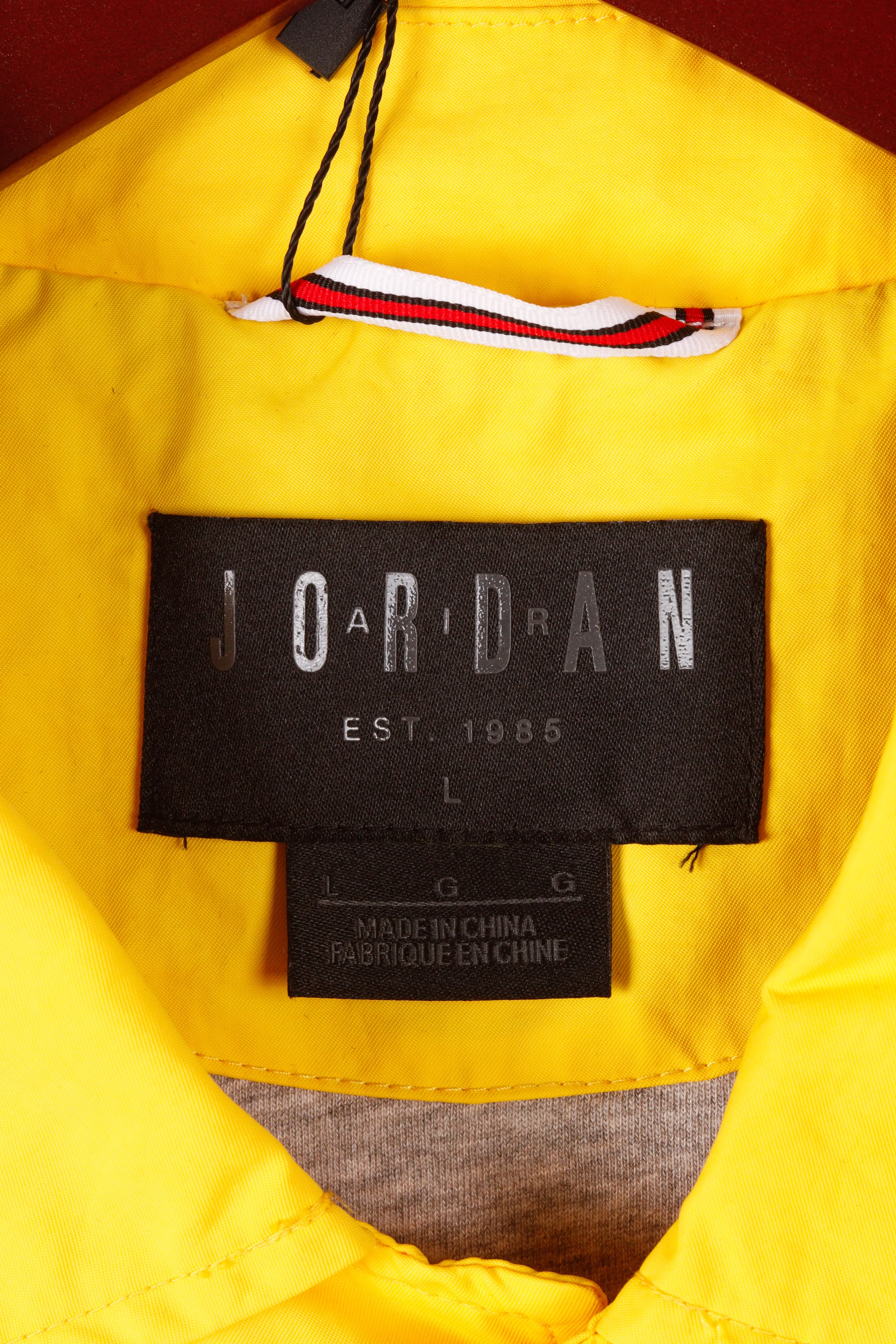 Nike Air Jordan '23 Security Team' Coach Jacket Yellow (2016) [Pre-Owned]