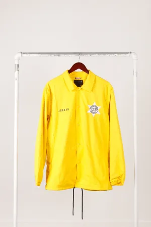 Nike Air Jordan '23 Security Team' Coach Jacket Yellow (2016)