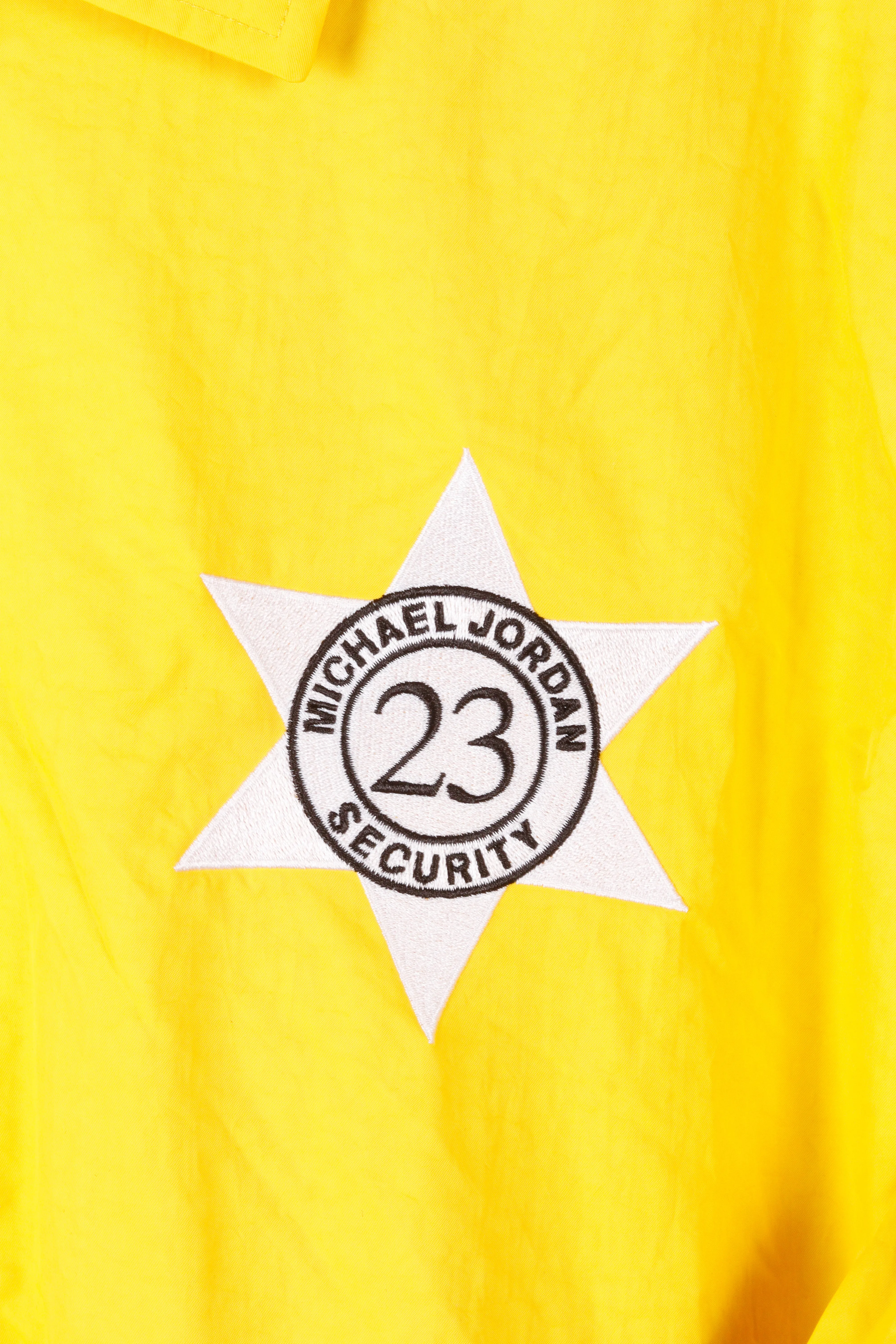 Nike Air Jordan '23 Security Team' Coach Jacket Yellow (2016)