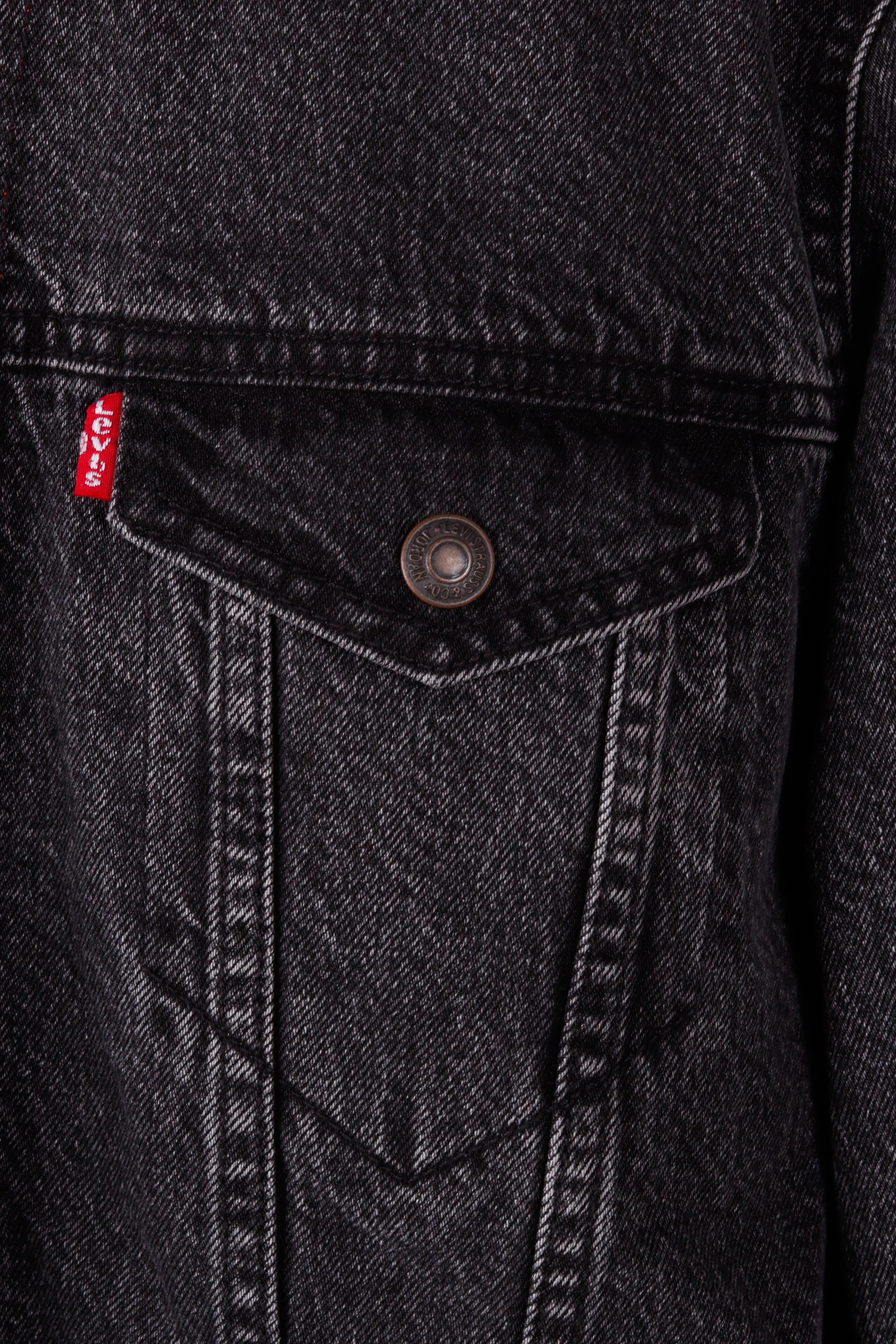Nike Air Jordan x Levi's FW17 'Reversible Trucker' Denim Jacket Black (2017)