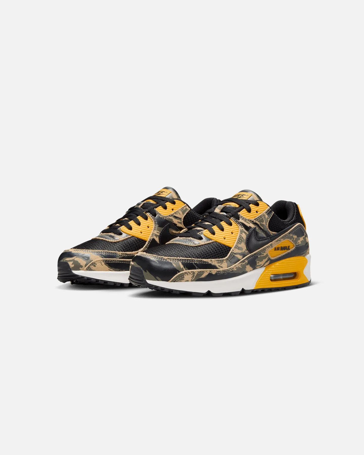 Nike Air Max 90 Premium Camo Black/Black-University Gold