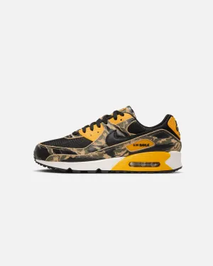 Nike Air Max 90 Premium Camo Black/Black-University Gold