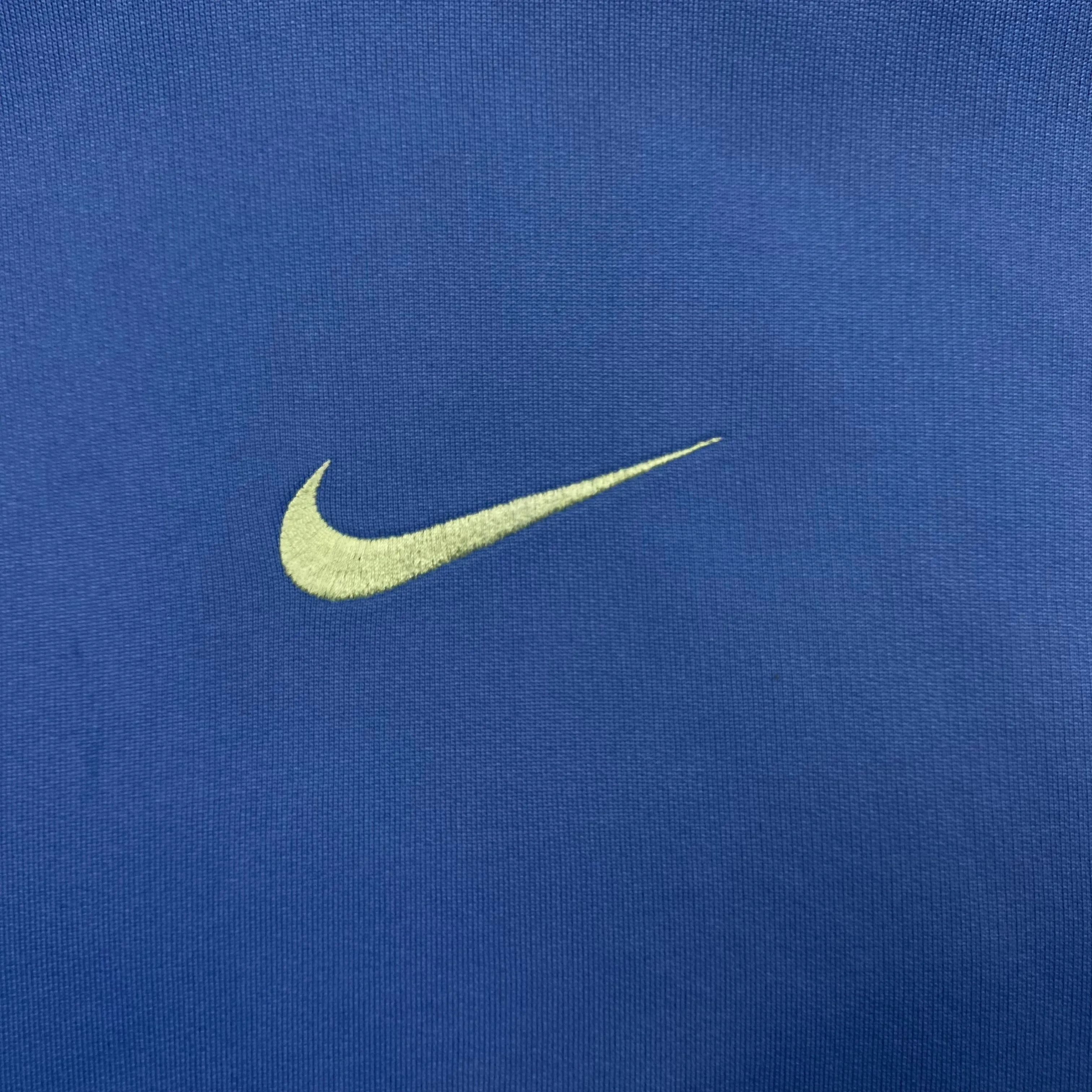 Nike Blue And Yellow Crewneck Vintage Sweatshirt (S)