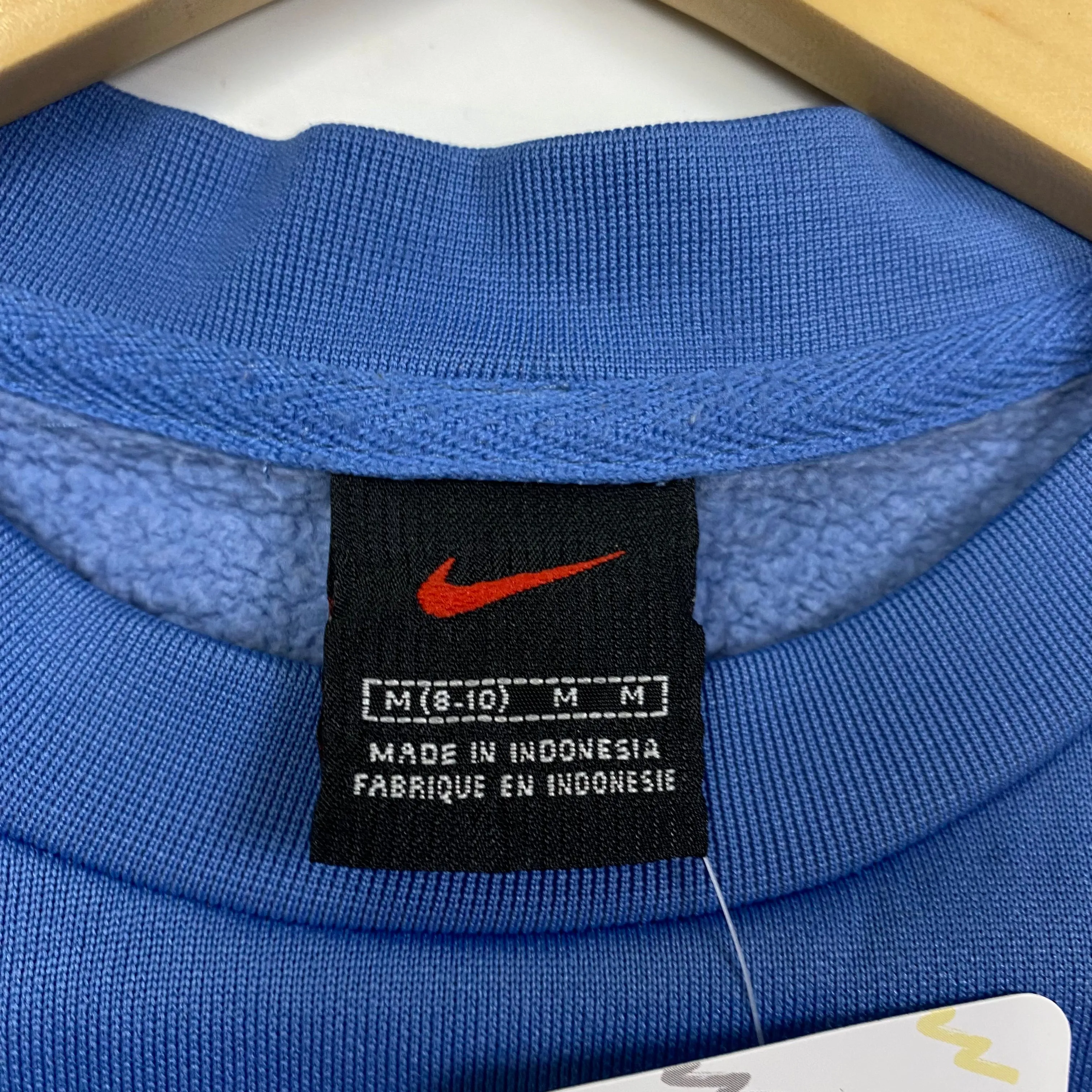 Nike Blue And Yellow Crewneck Vintage Sweatshirt (S)