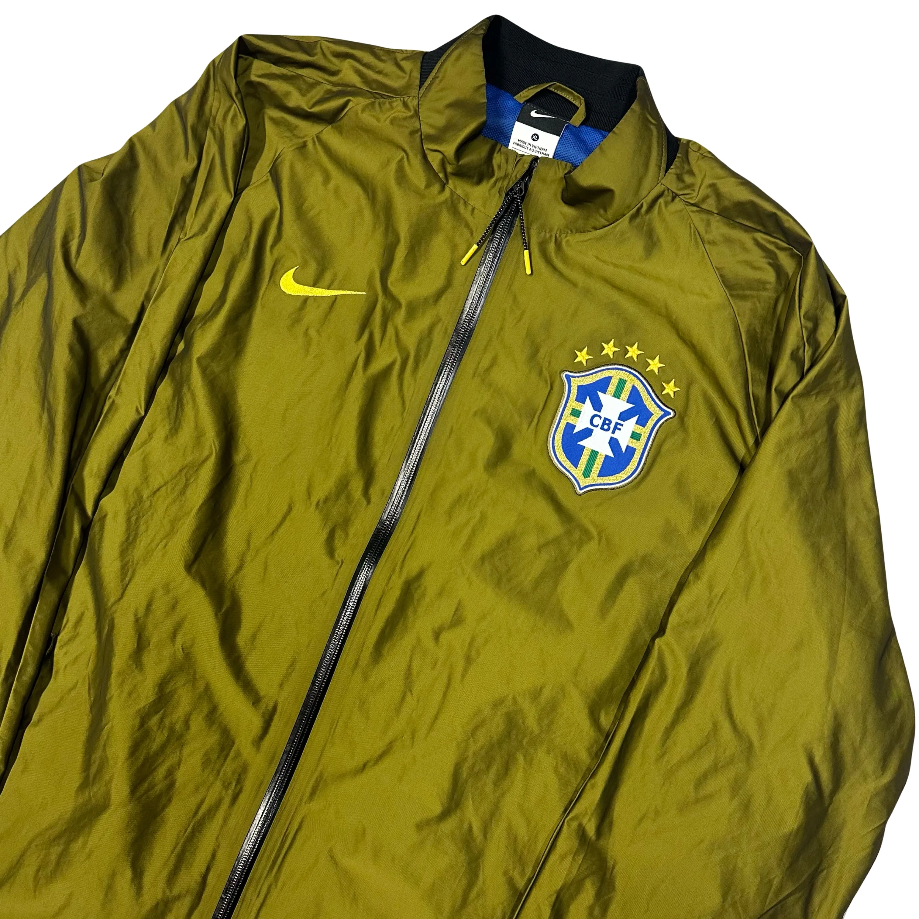Nike Brazil Jacket In Khaki ( XL )