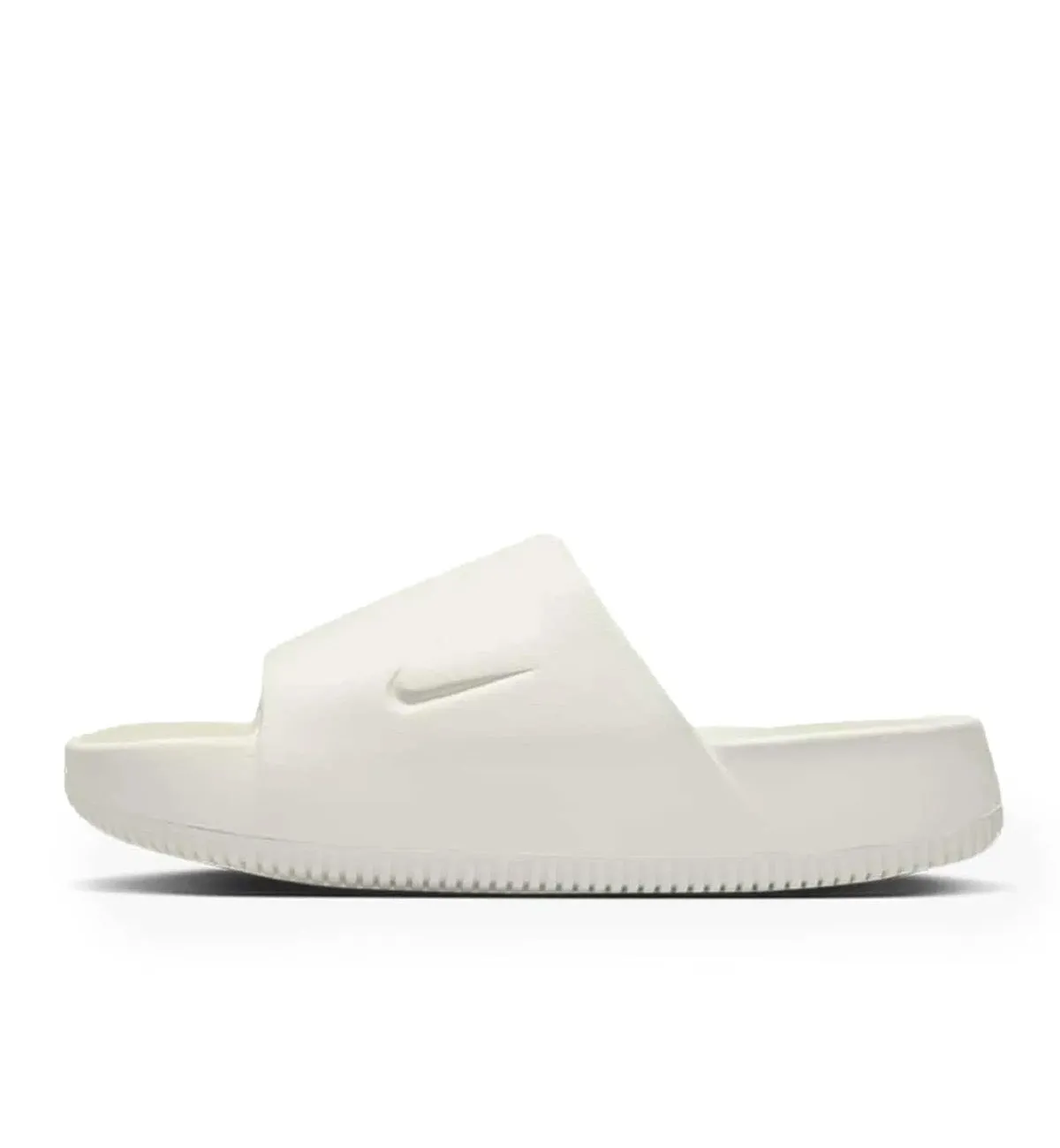 Nike Calm Slide Sandals (White)