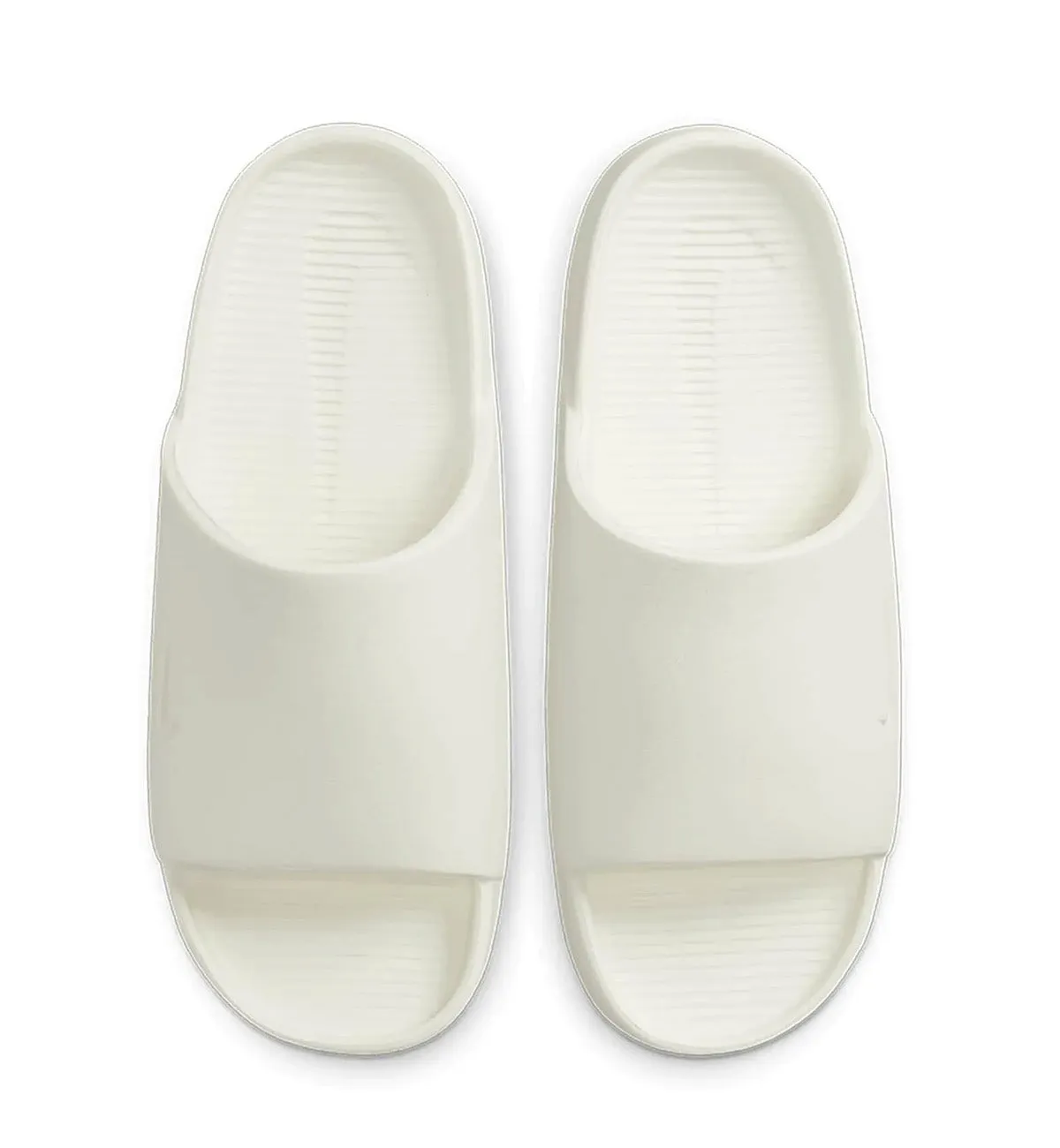Nike Calm Slide Sandals (White)
