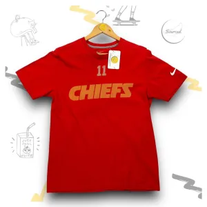 Nike Chiefs Centre Spellout Logo Tee  Swoosh On Left Arm (M)