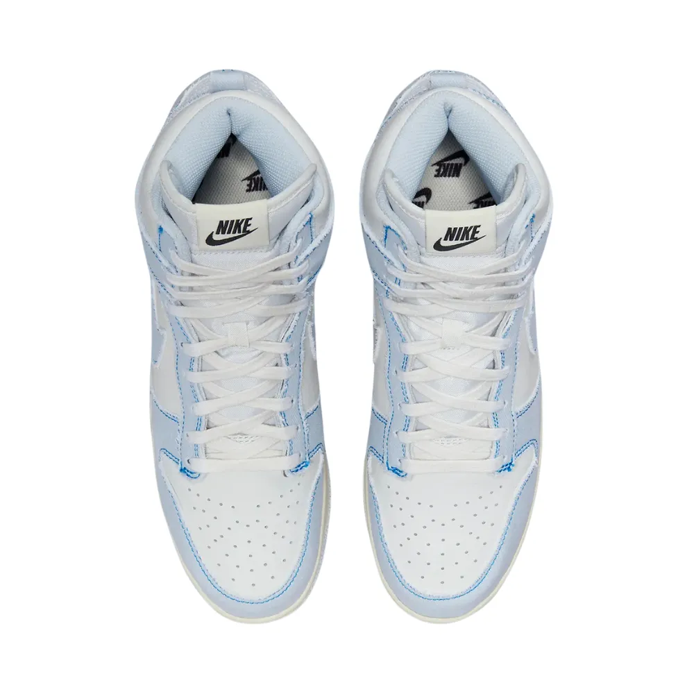 Nike Dunk High 1985 Blue Denim Light Blue White Blue