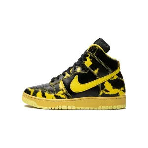 Nike Dunk High 1985 Yellow Acid Wash